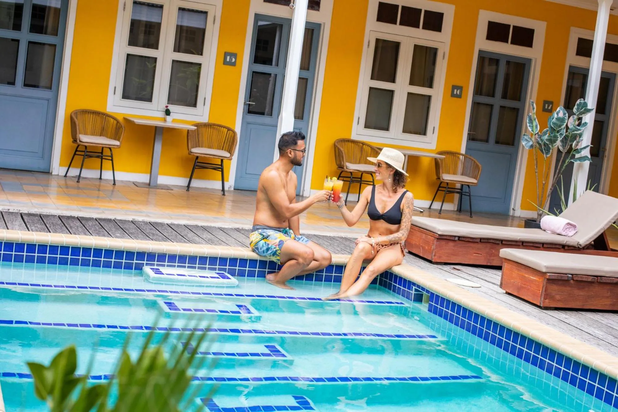 Garden in BOHO Bohemian Boutique Hotel