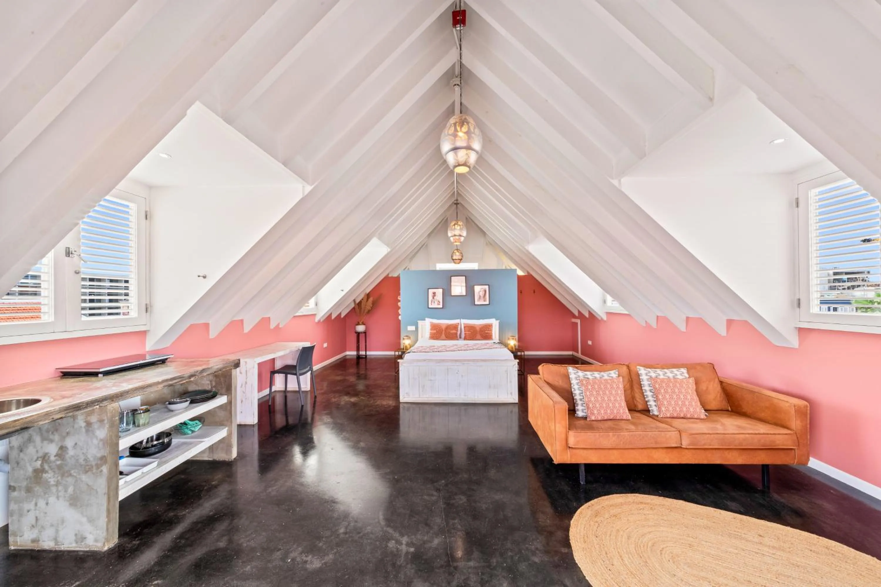 Bed in BOHO Bohemian Boutique Hotel