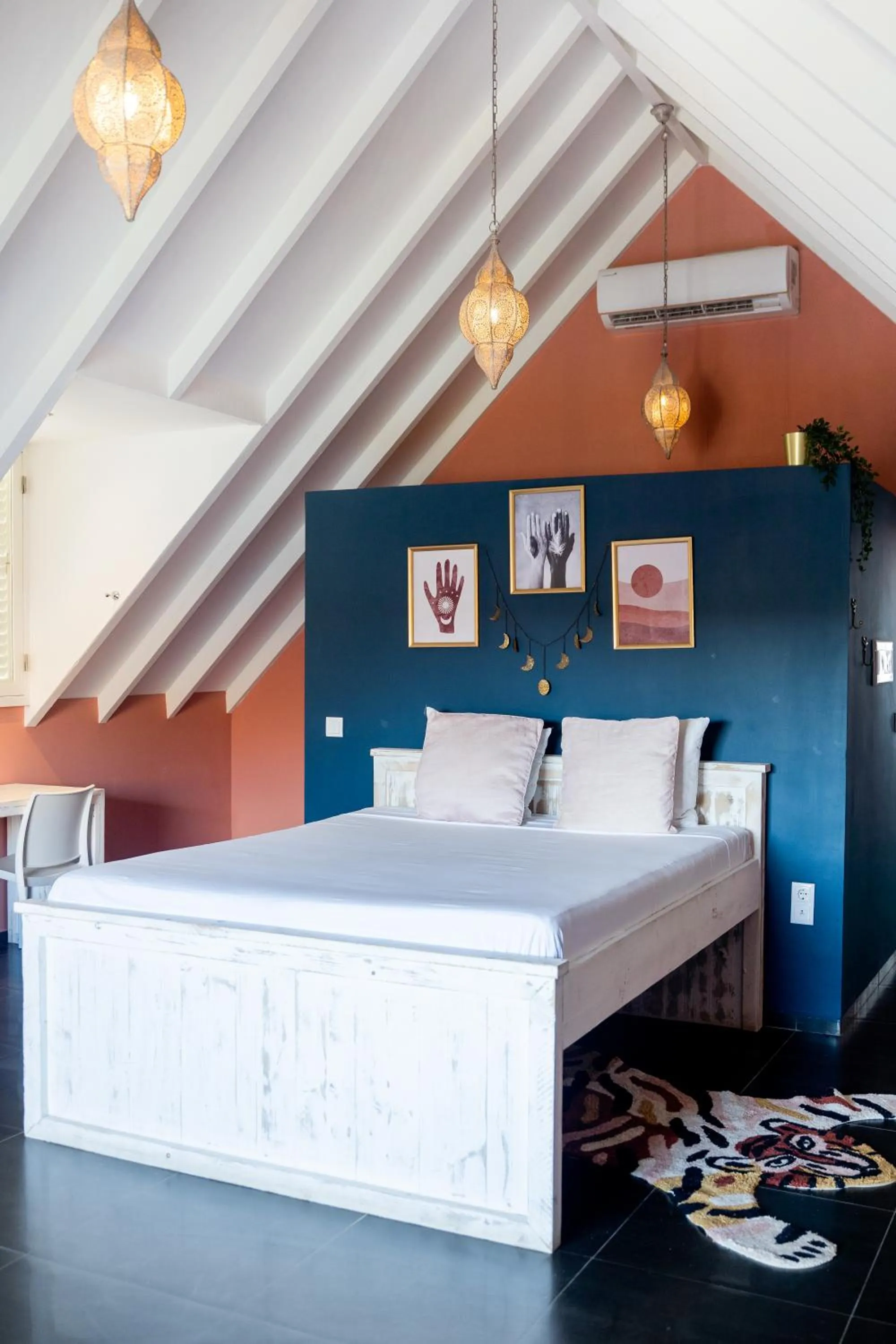 Bed in BOHO Bohemian Boutique Hotel