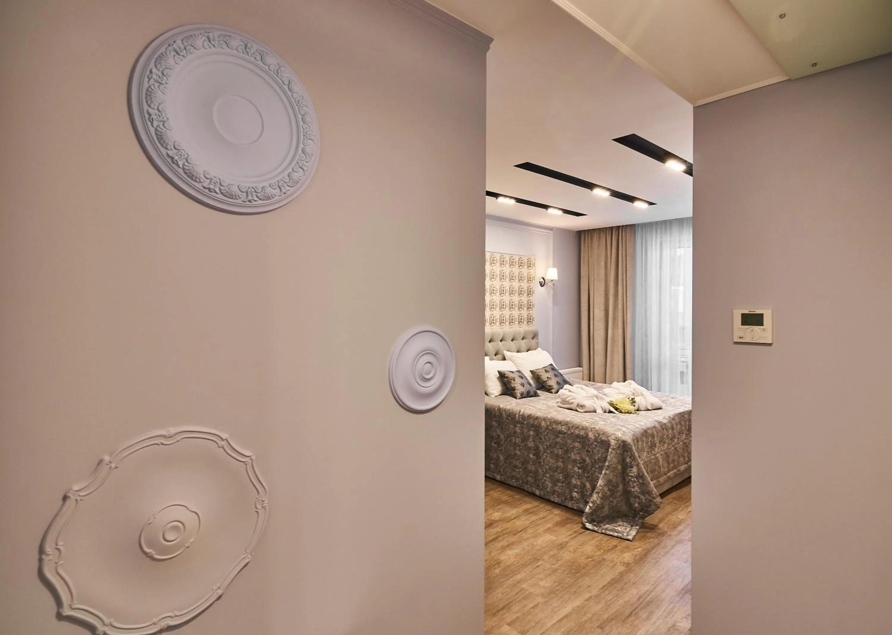 Photo of the whole room, Bed in Light Hotel