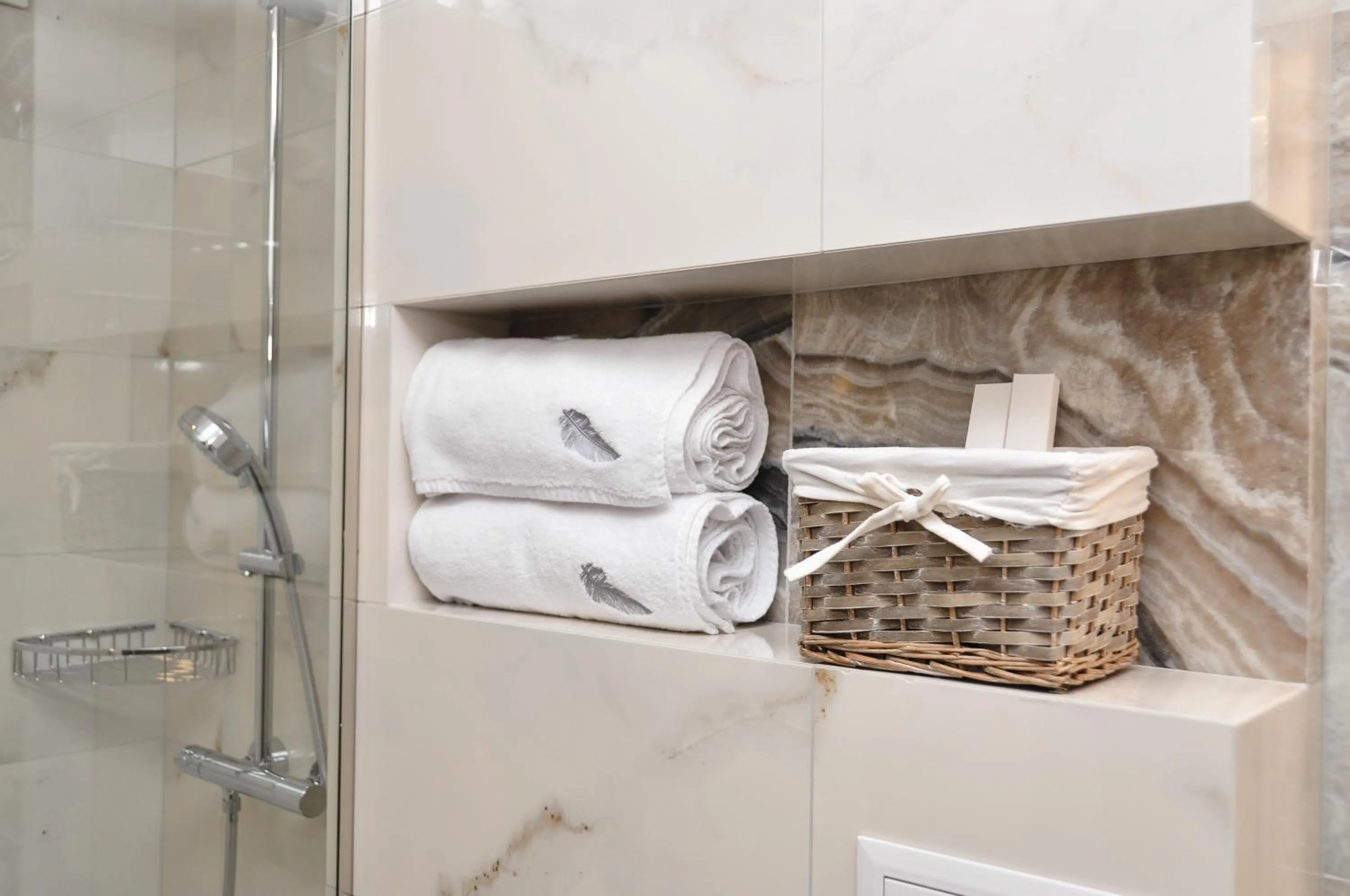 Shower in Light Hotel