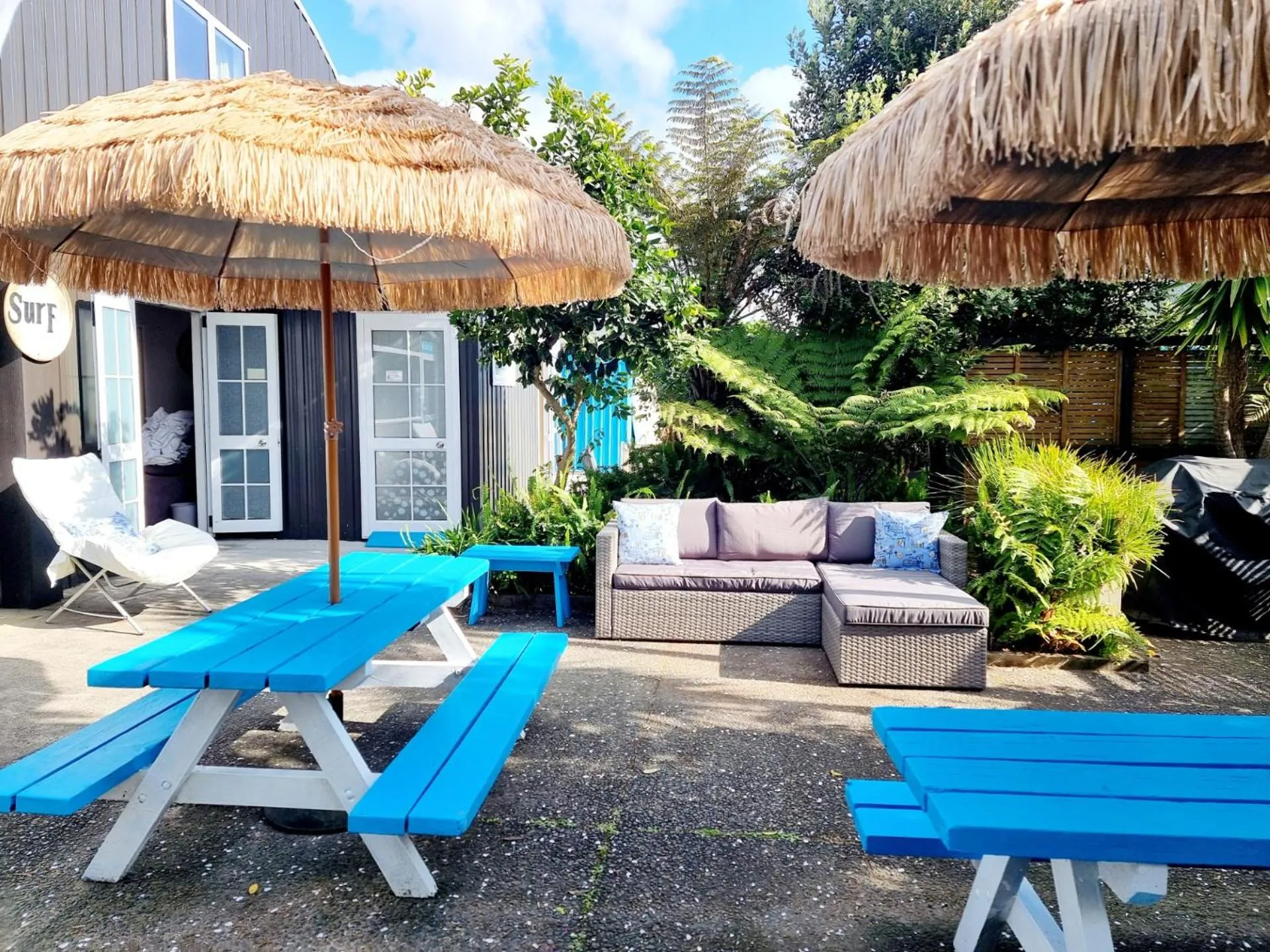 Garden in Southpacific Motel
