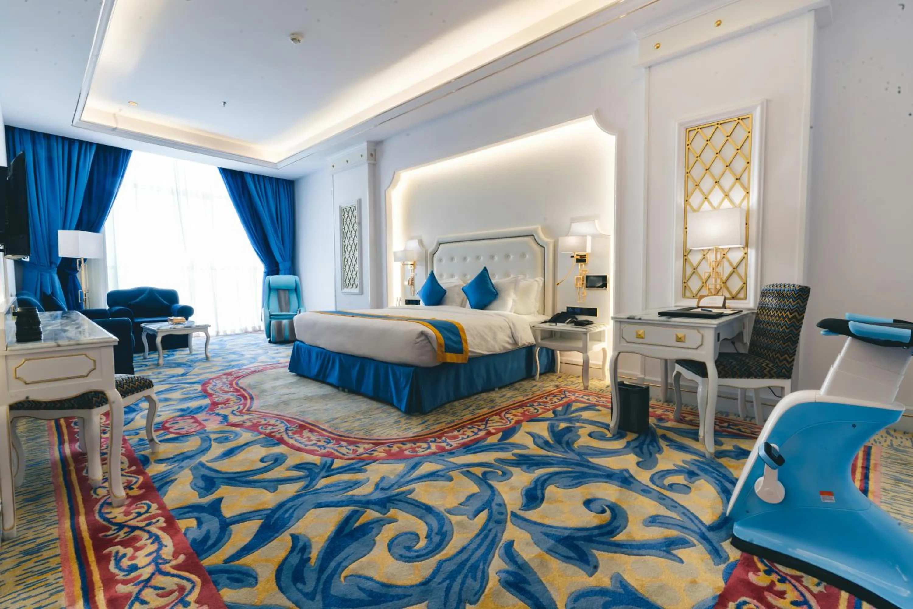 Bed in Iridium Hotel