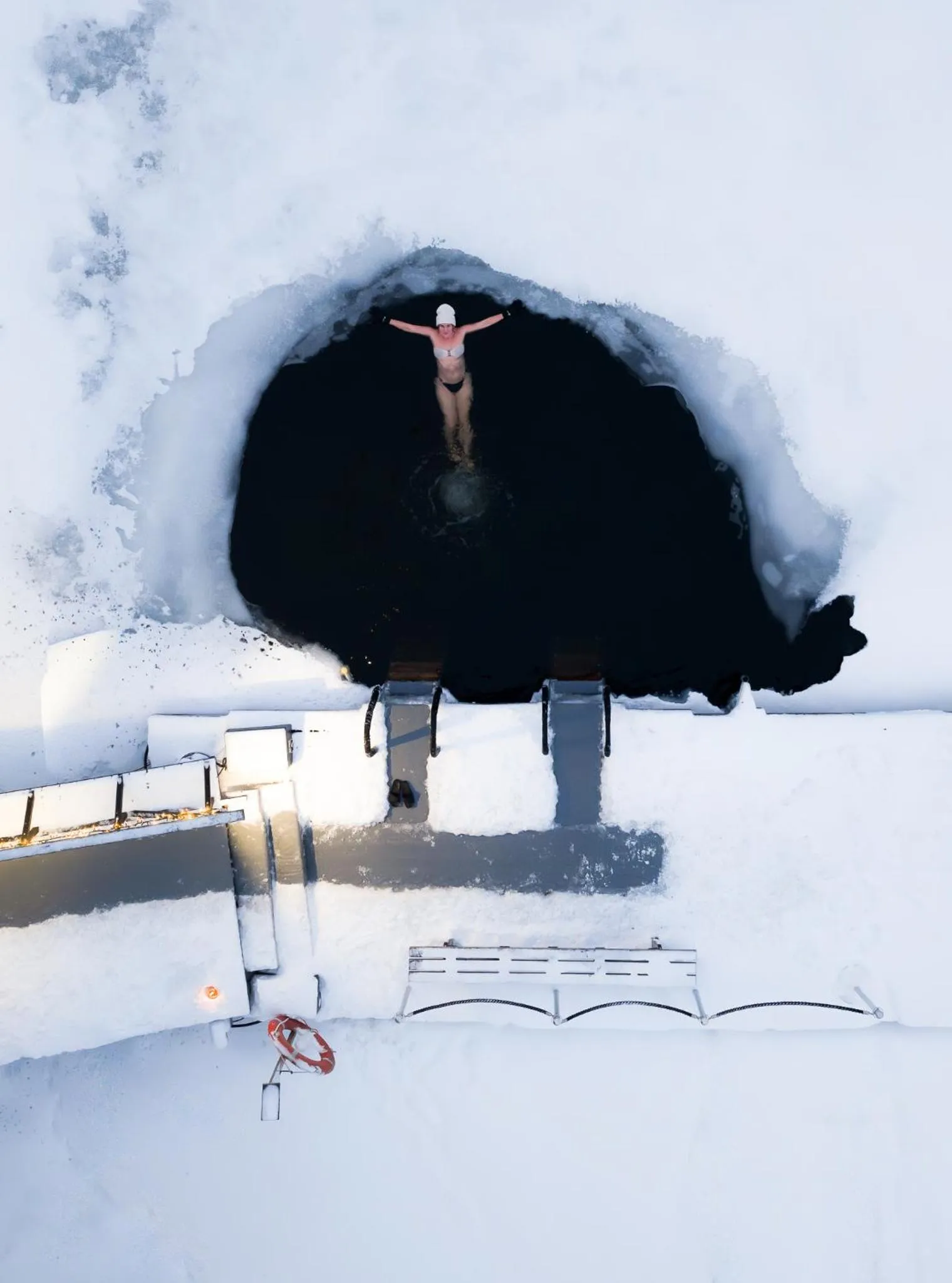 Winter in Holiday Resort Harjun Portti