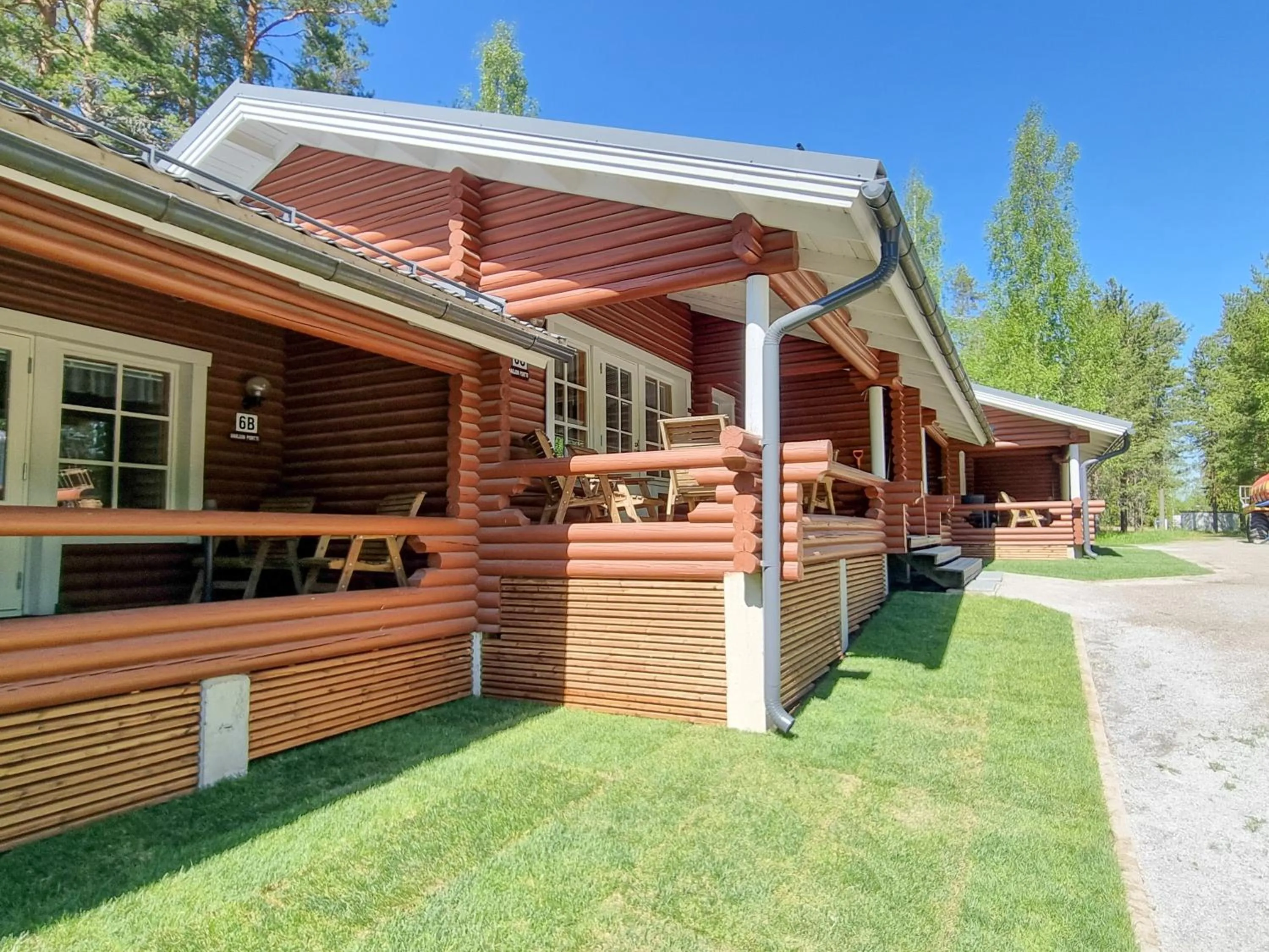 Patio in Holiday Resort Harjun Portti