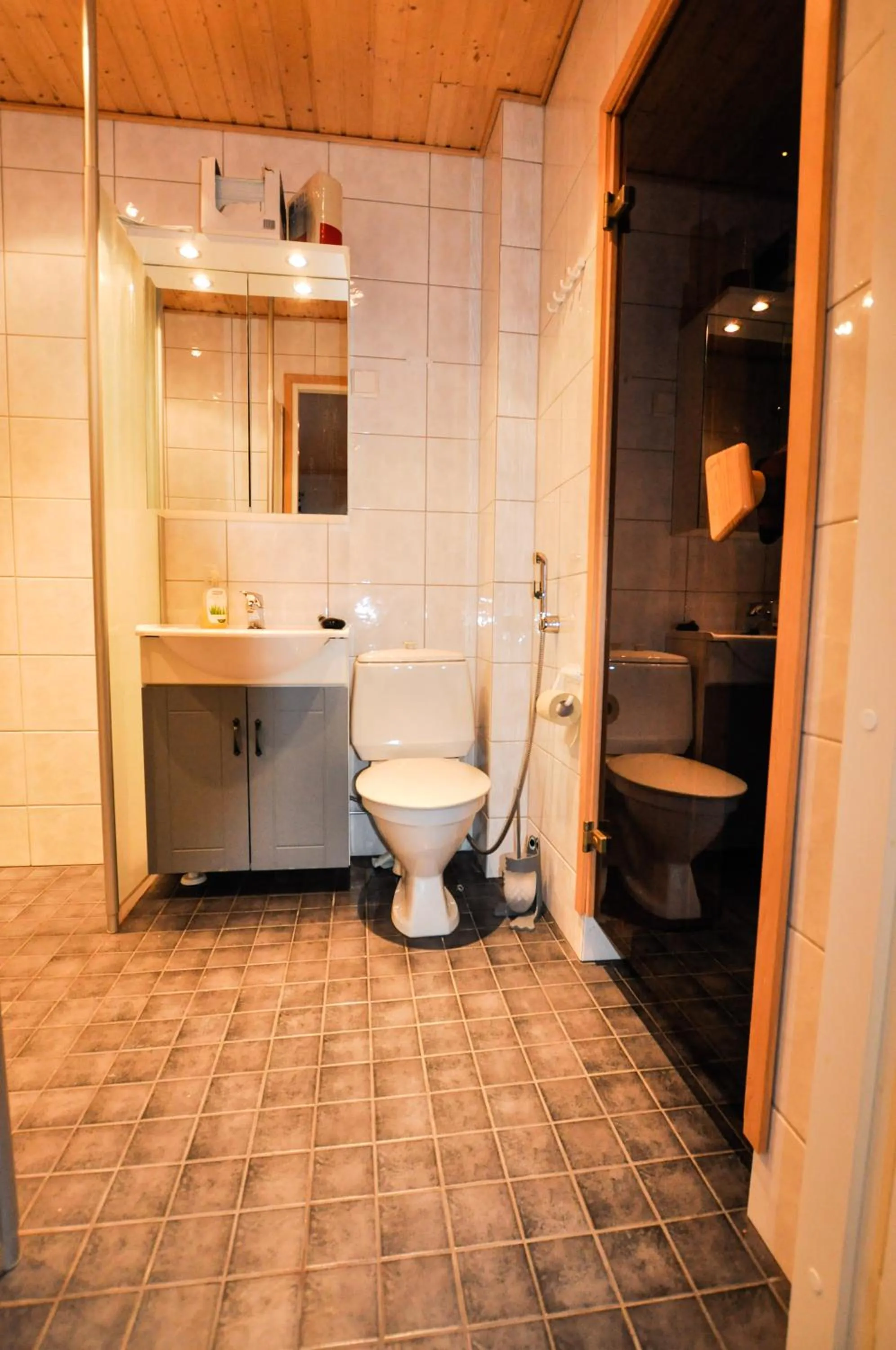 Bathroom in Holiday Resort Harjun Portti