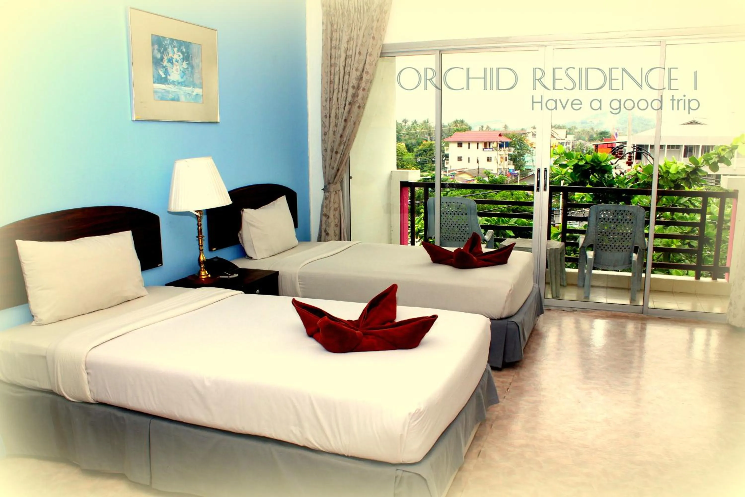 Photo of the whole room, Bed in Orchid Residence Samui