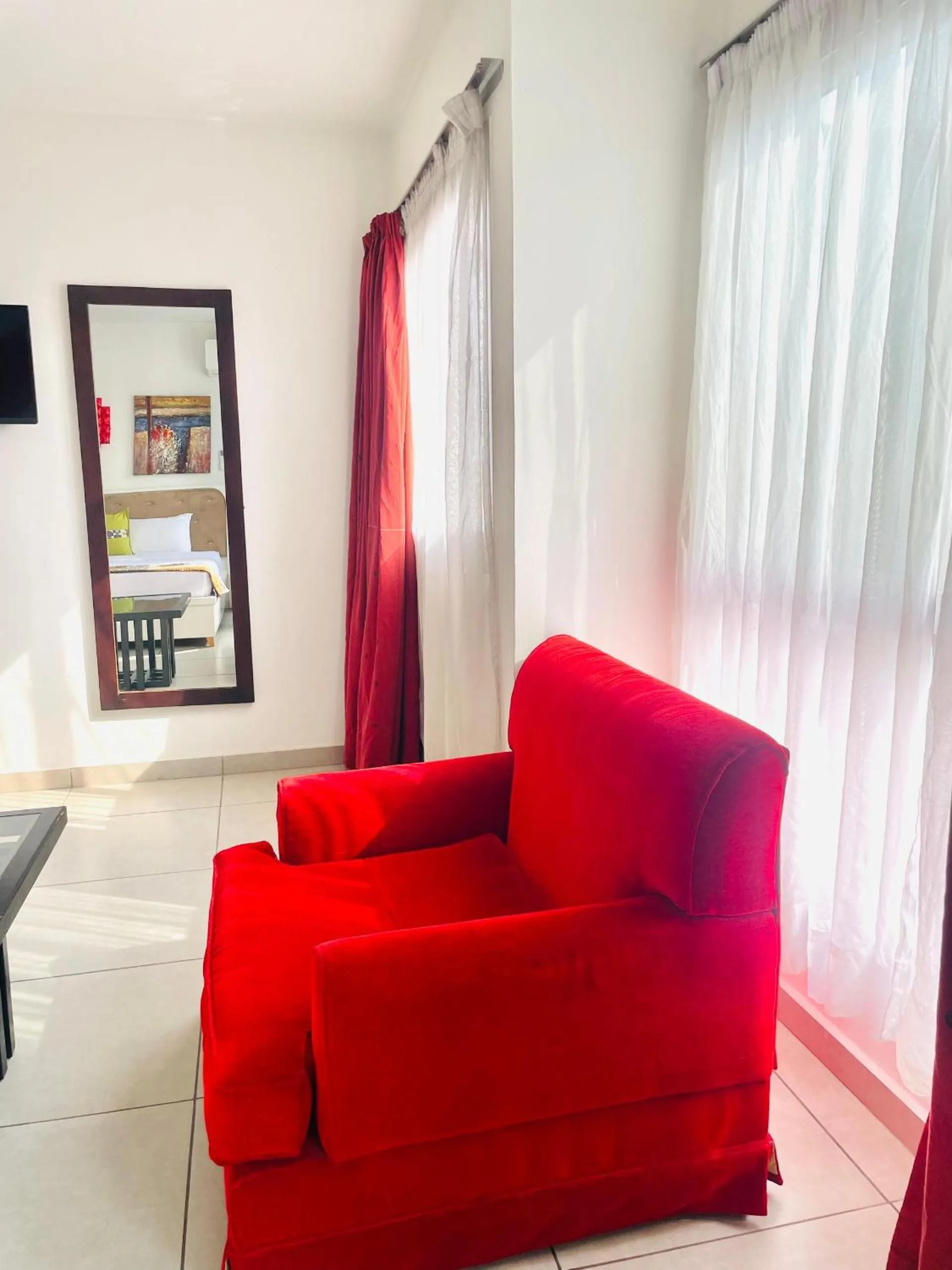 Living room in Résidences Les Hauts de l'Indenié