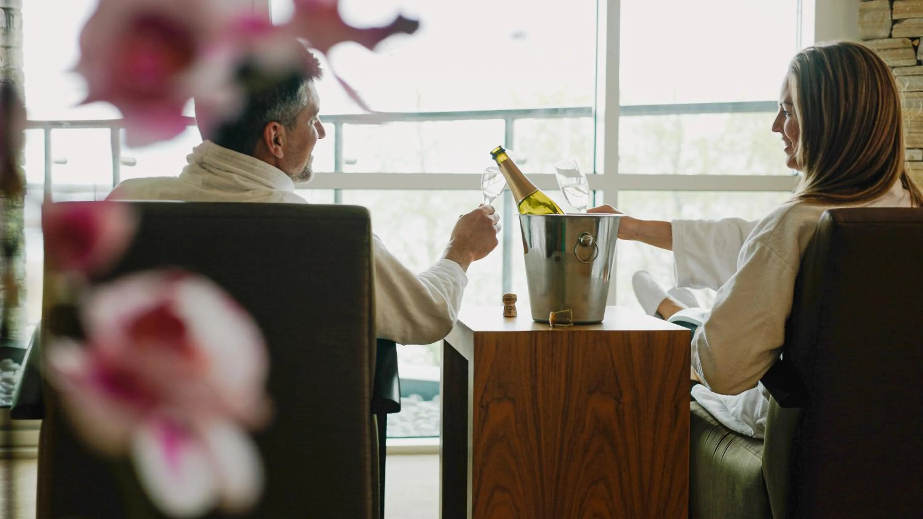 People in Hodson Bay Hotel