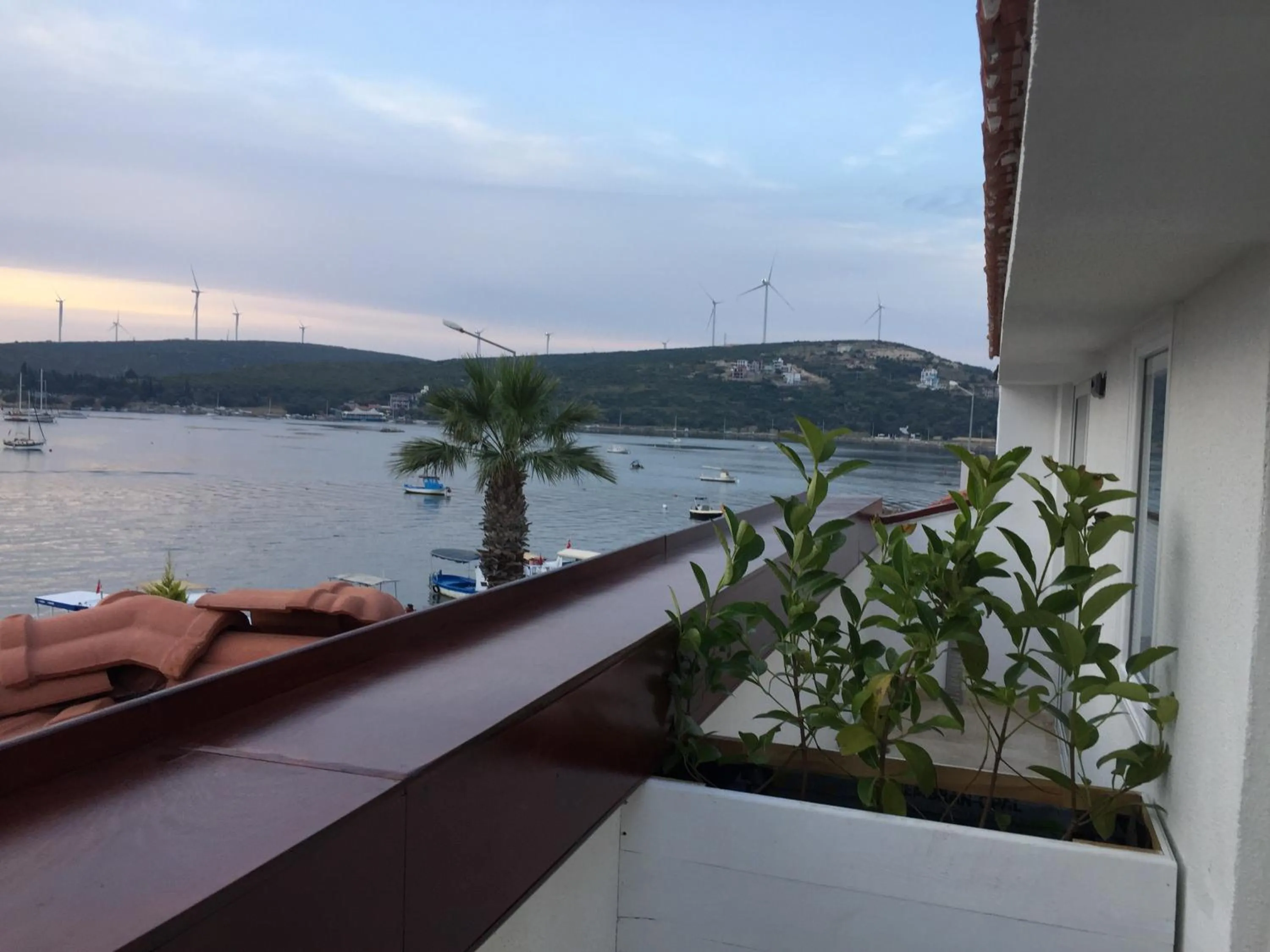 Balcony/Terrace in Teos Lodge Pansiyon