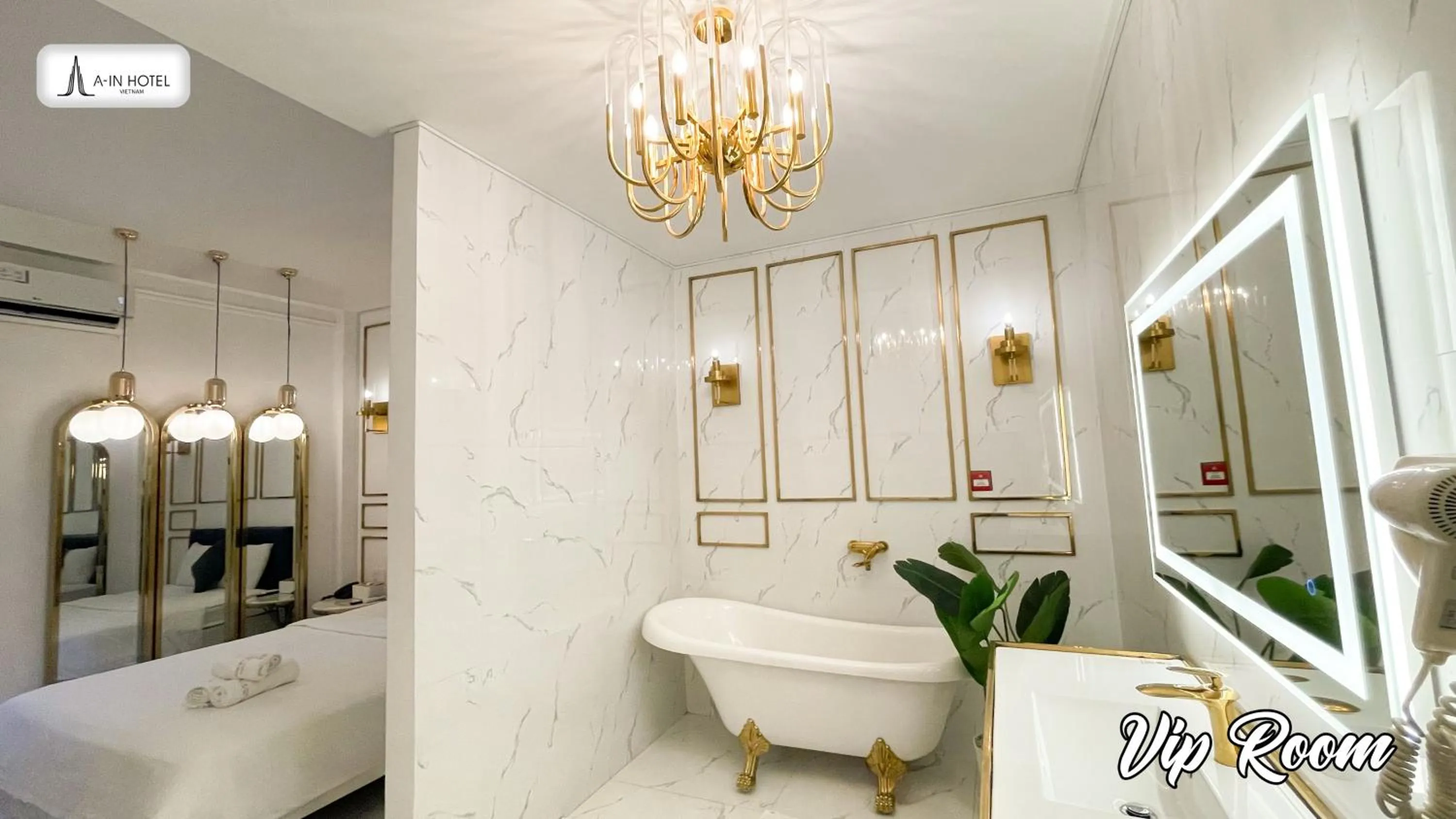 Bed in A In Hotel Glamour