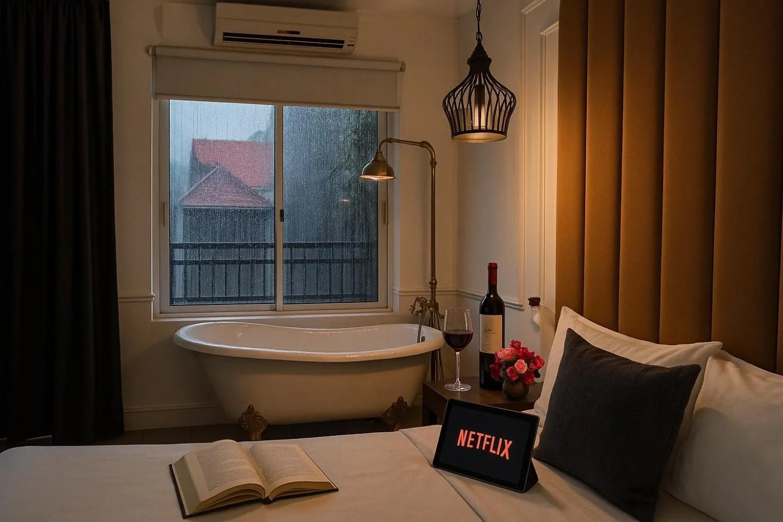 Bed in A In Hotel Glamour