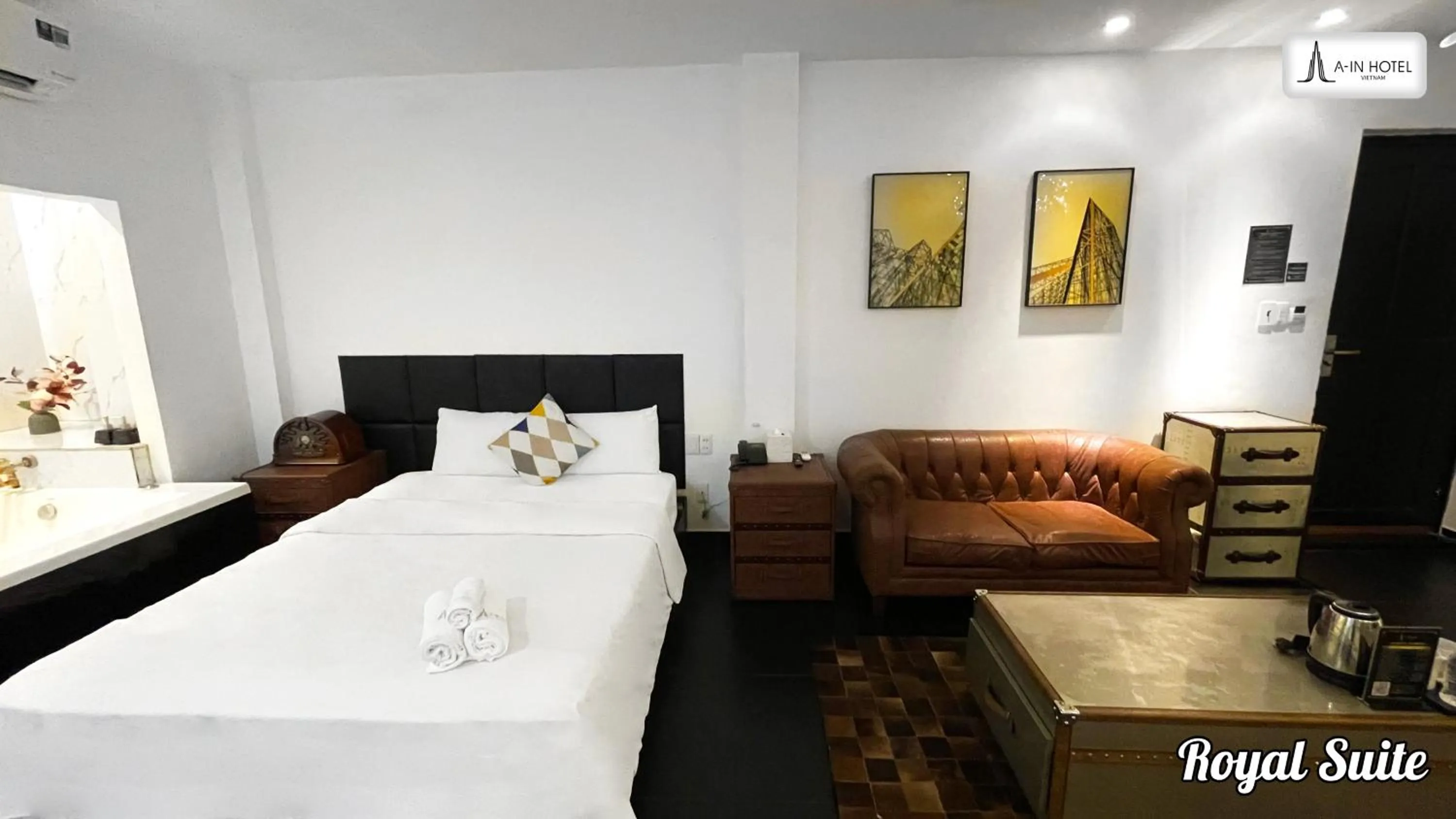 Bed in A In Hotel Glamour