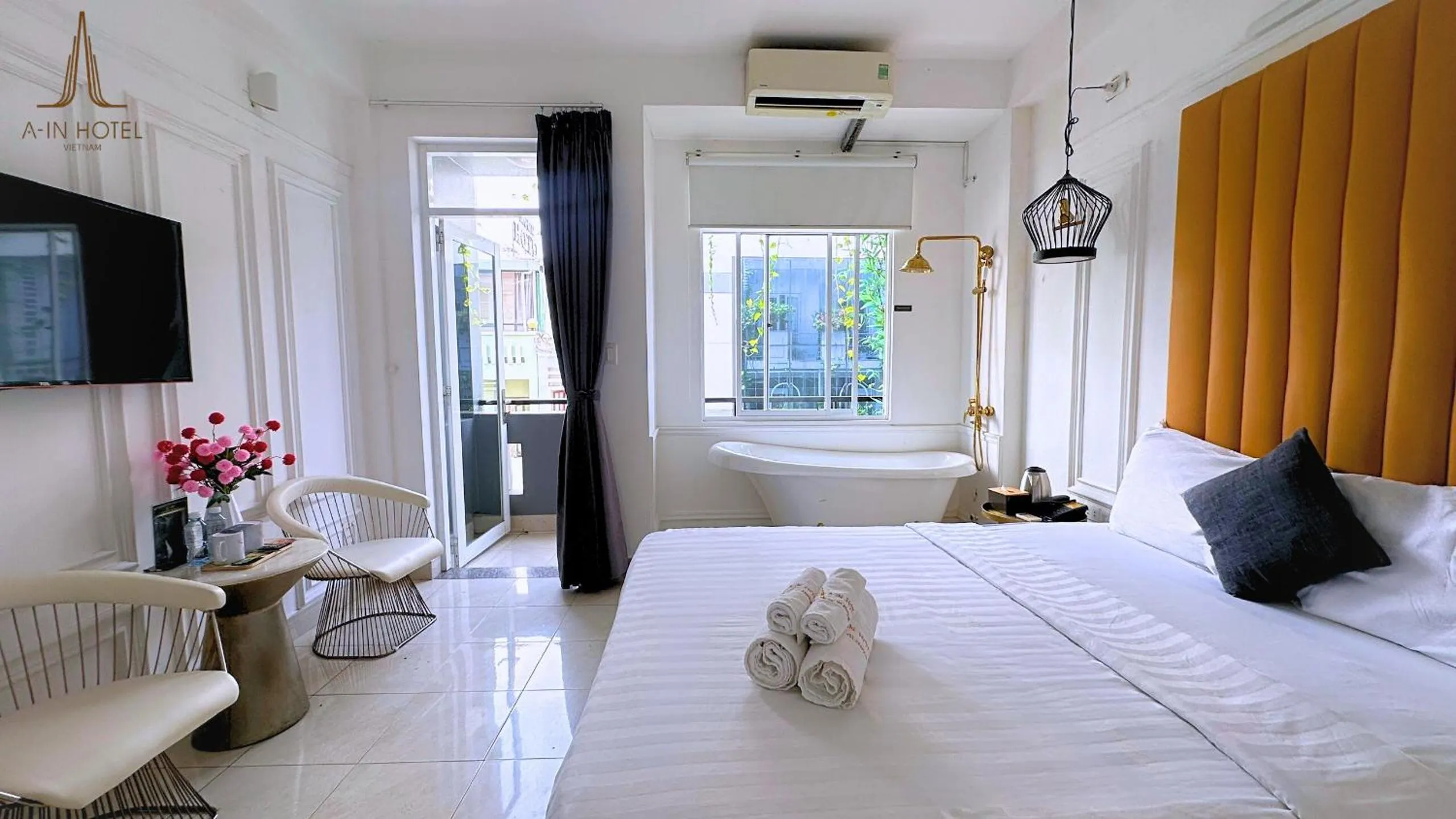 Bed in A In Hotel Glamour