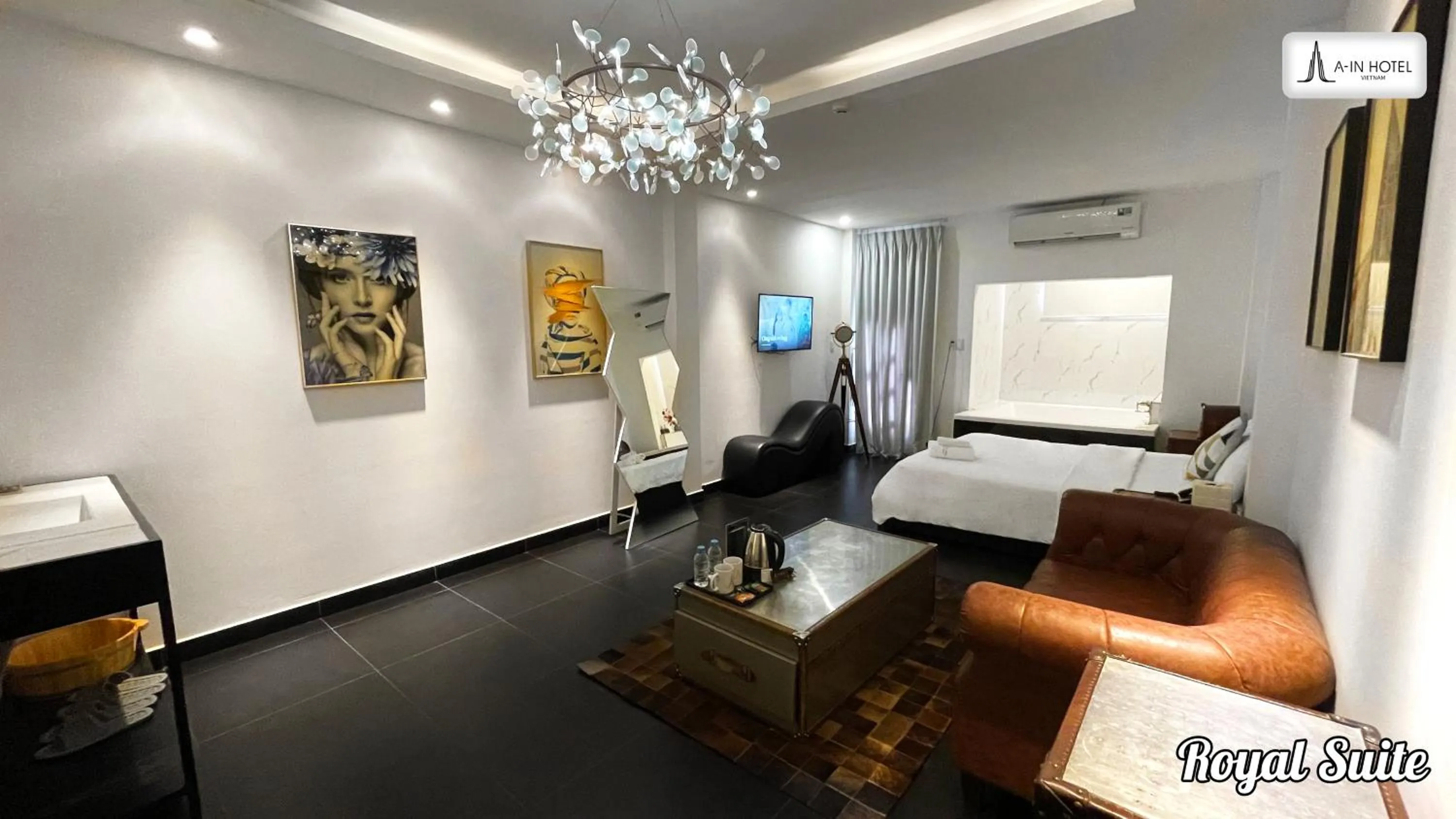 Bed in A In Hotel Glamour