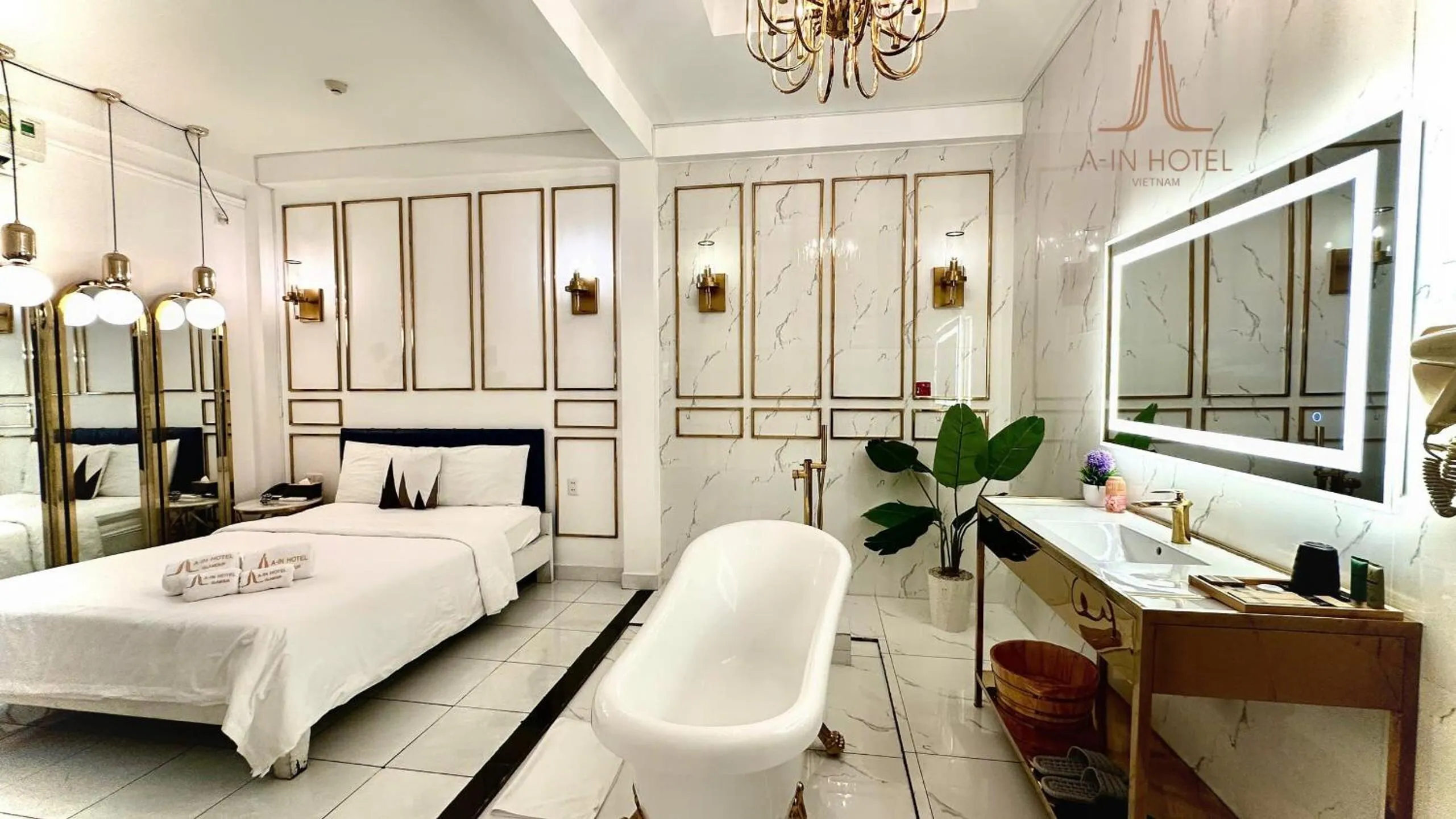 Bed in A In Hotel Glamour