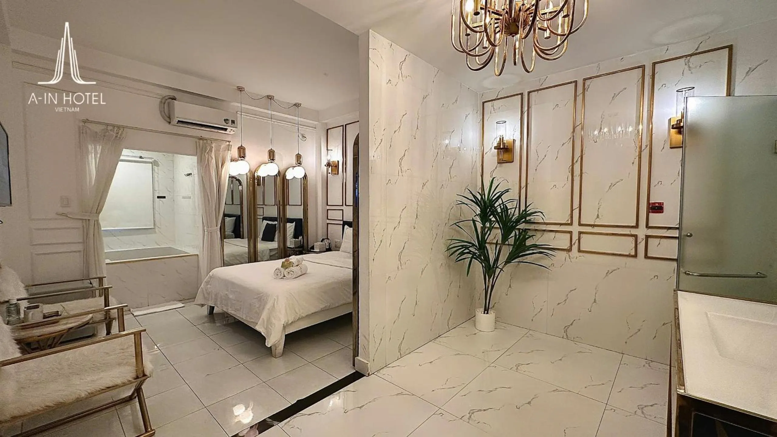 Bed in A In Hotel Glamour