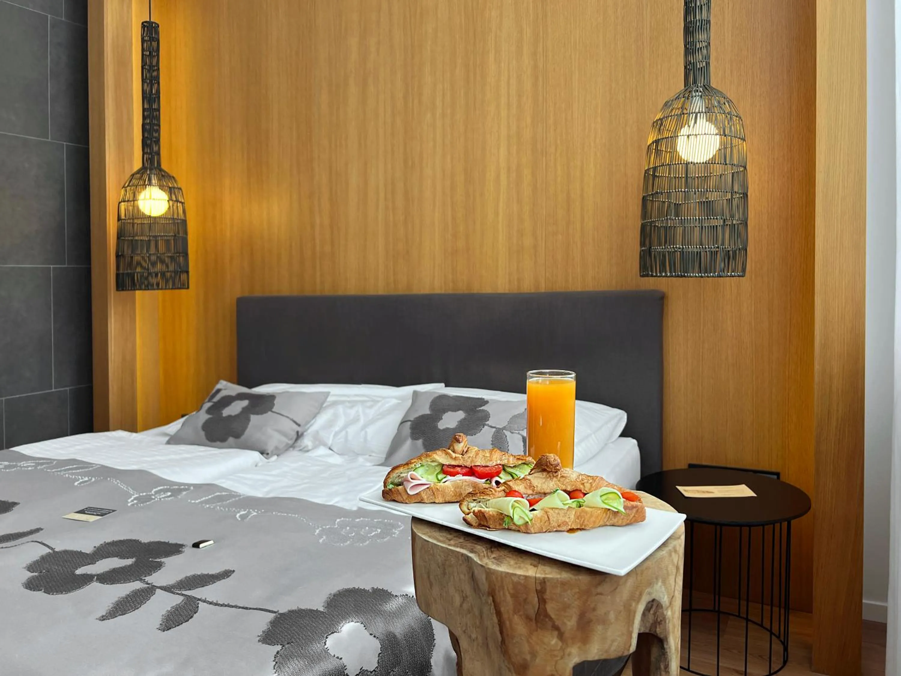 Bed in Hotel Tomášov