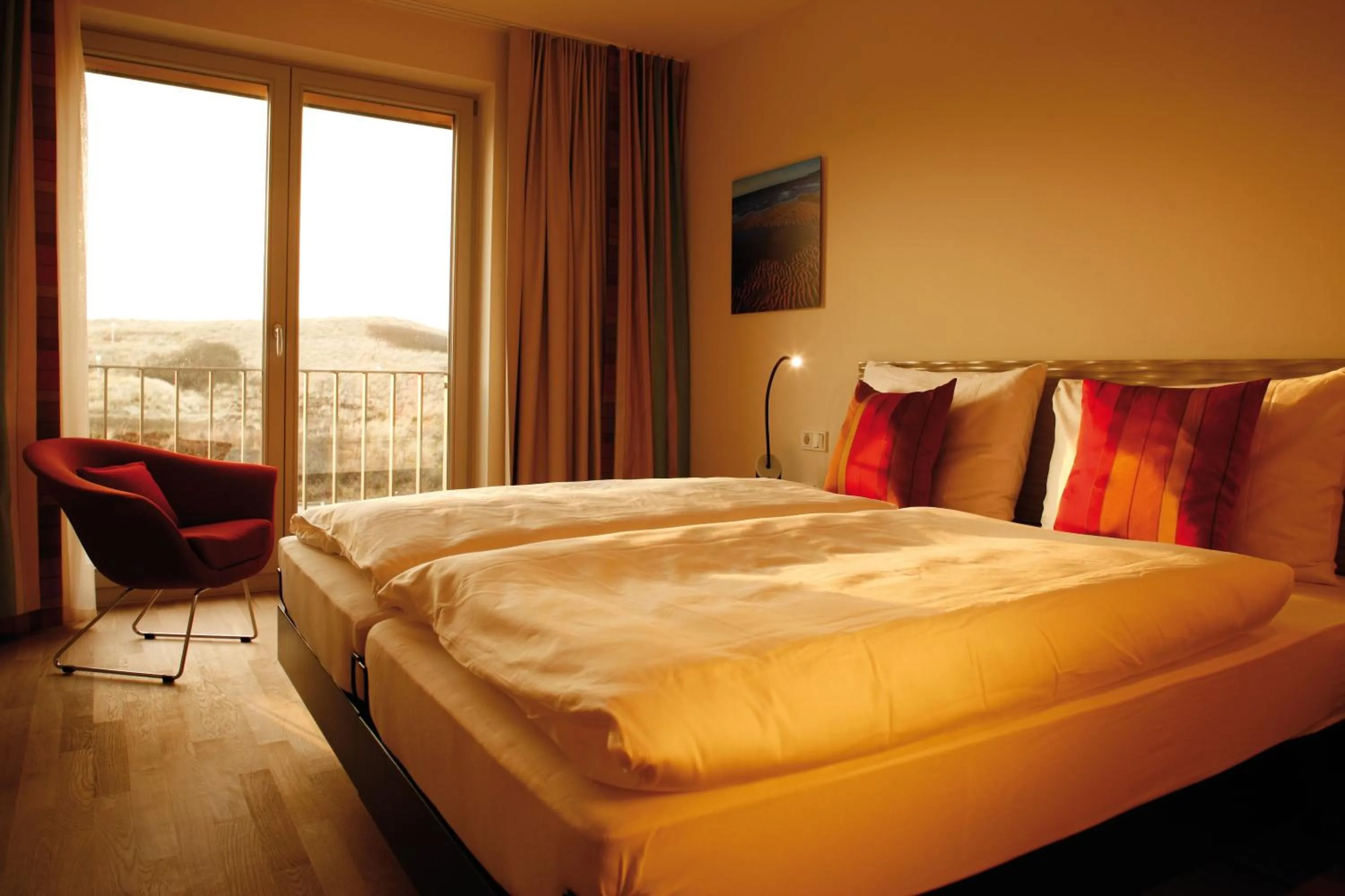 Bed in Hapimag Ferienwohnungen Hörnum