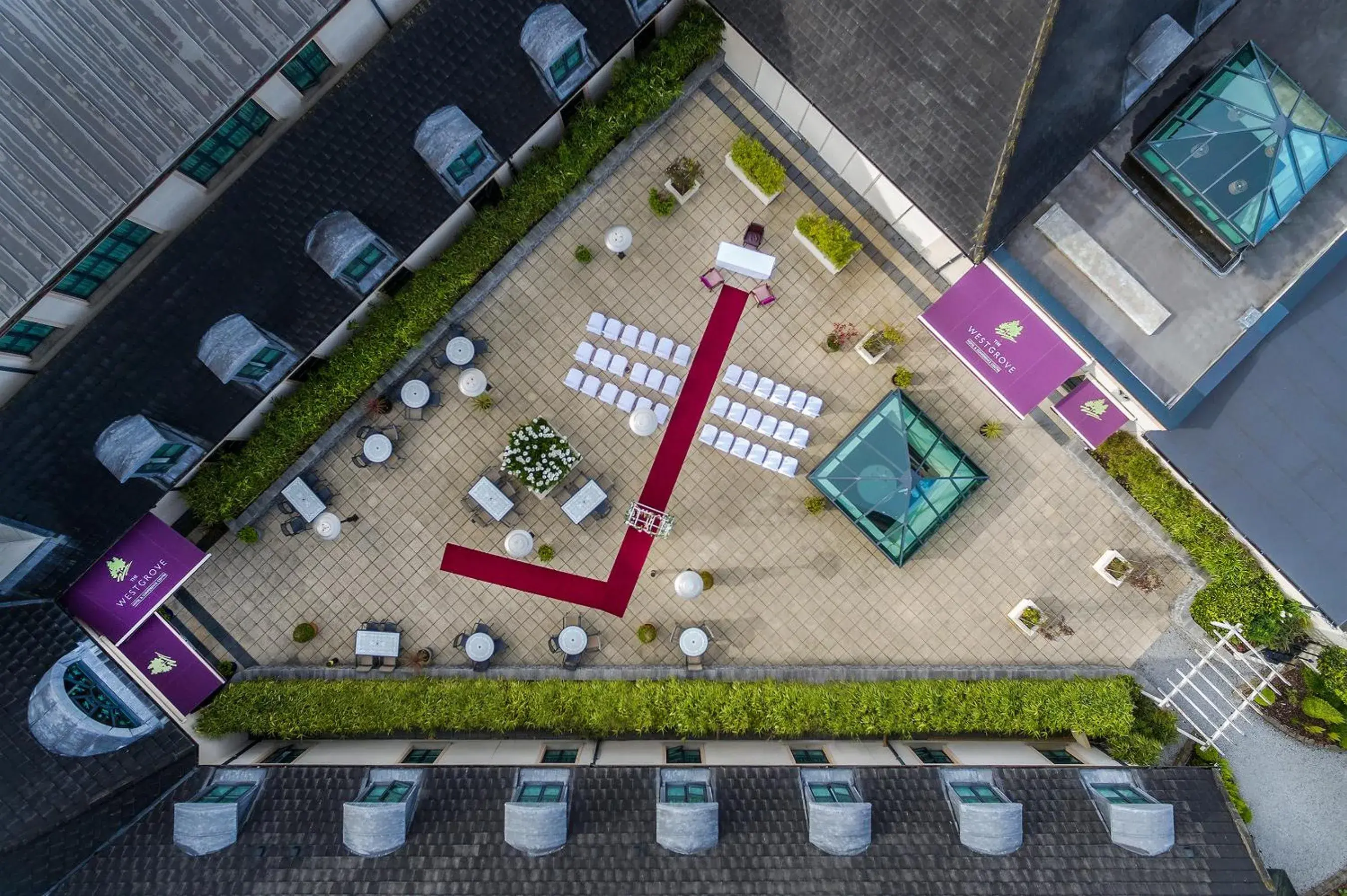 Bird's eye view in Westgrove Hotel Bird's eye view in Westgrove Hotel