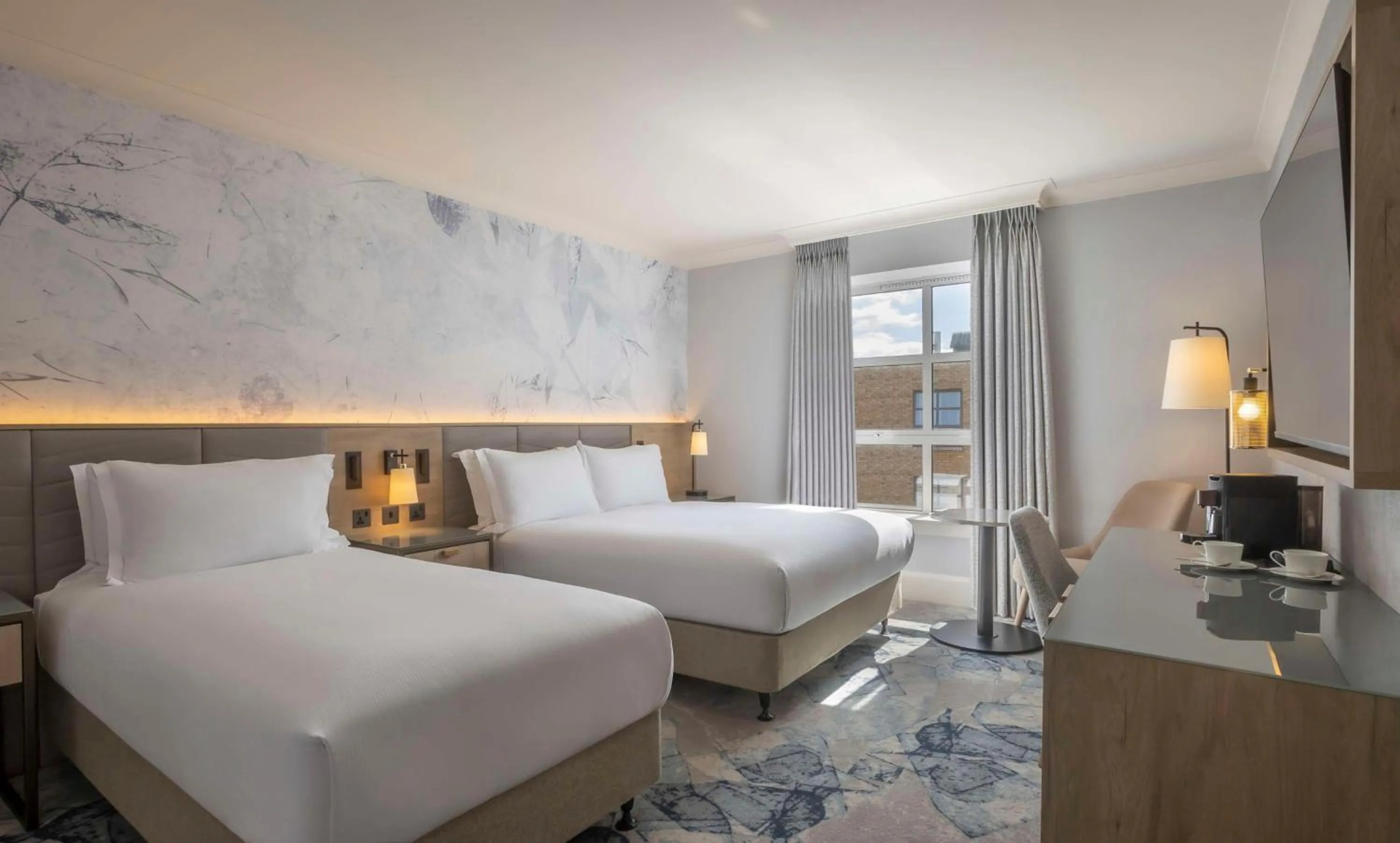 Bed in Hilton Dublin