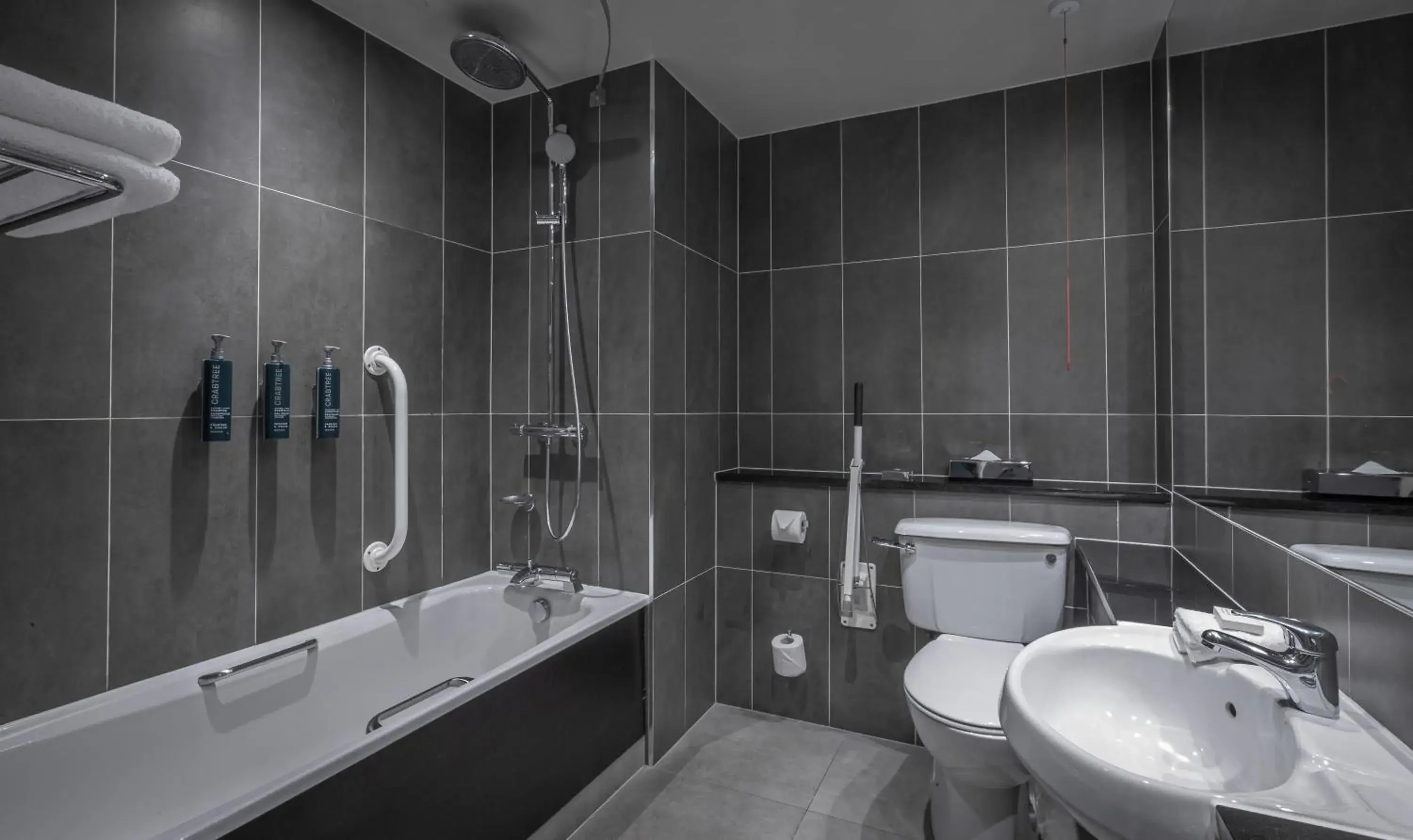 Bathroom in Hilton Dublin Bathroom in Hilton Dublin