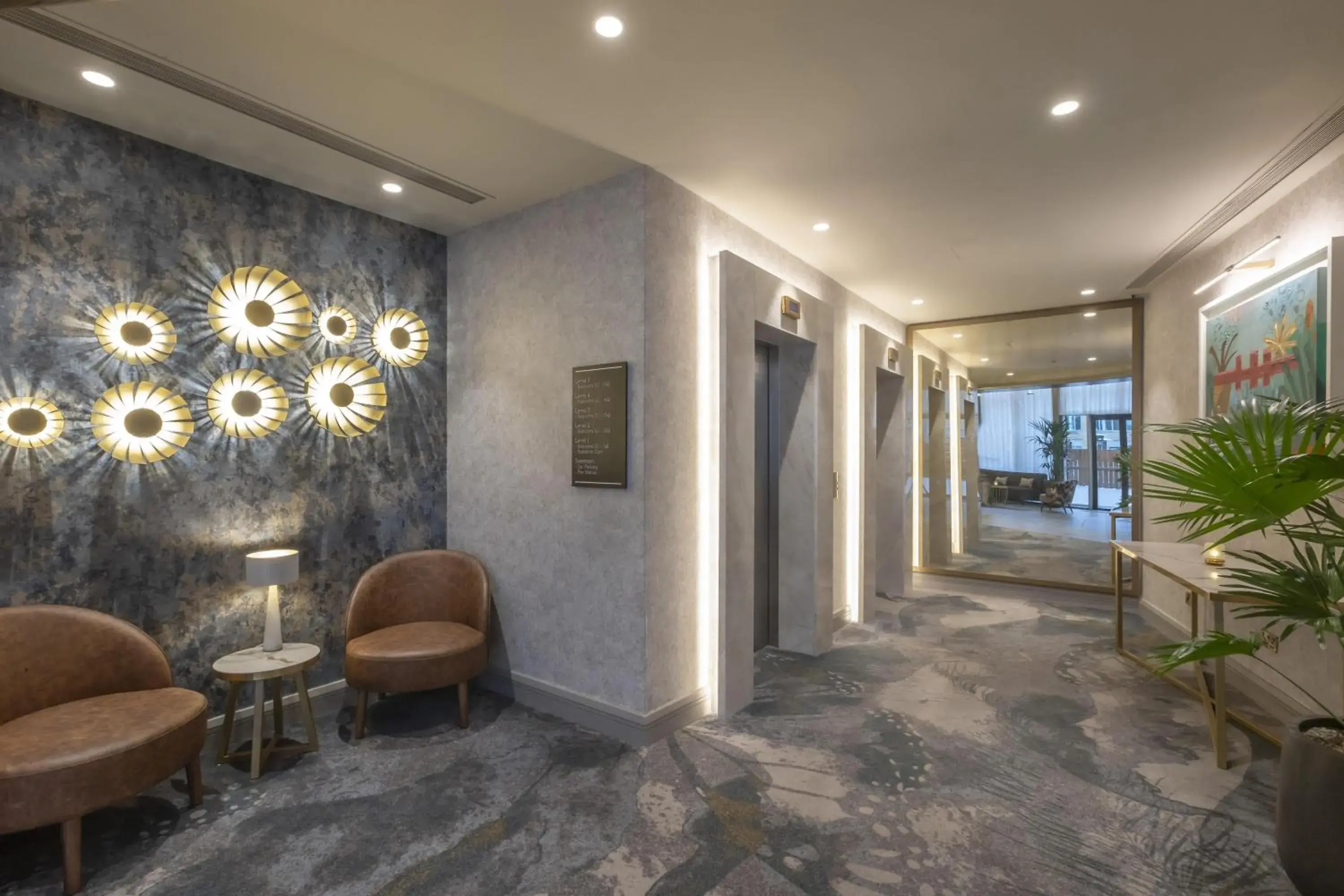 Lobby or reception in Hilton Dublin Lobby or reception in Hilton Dublin