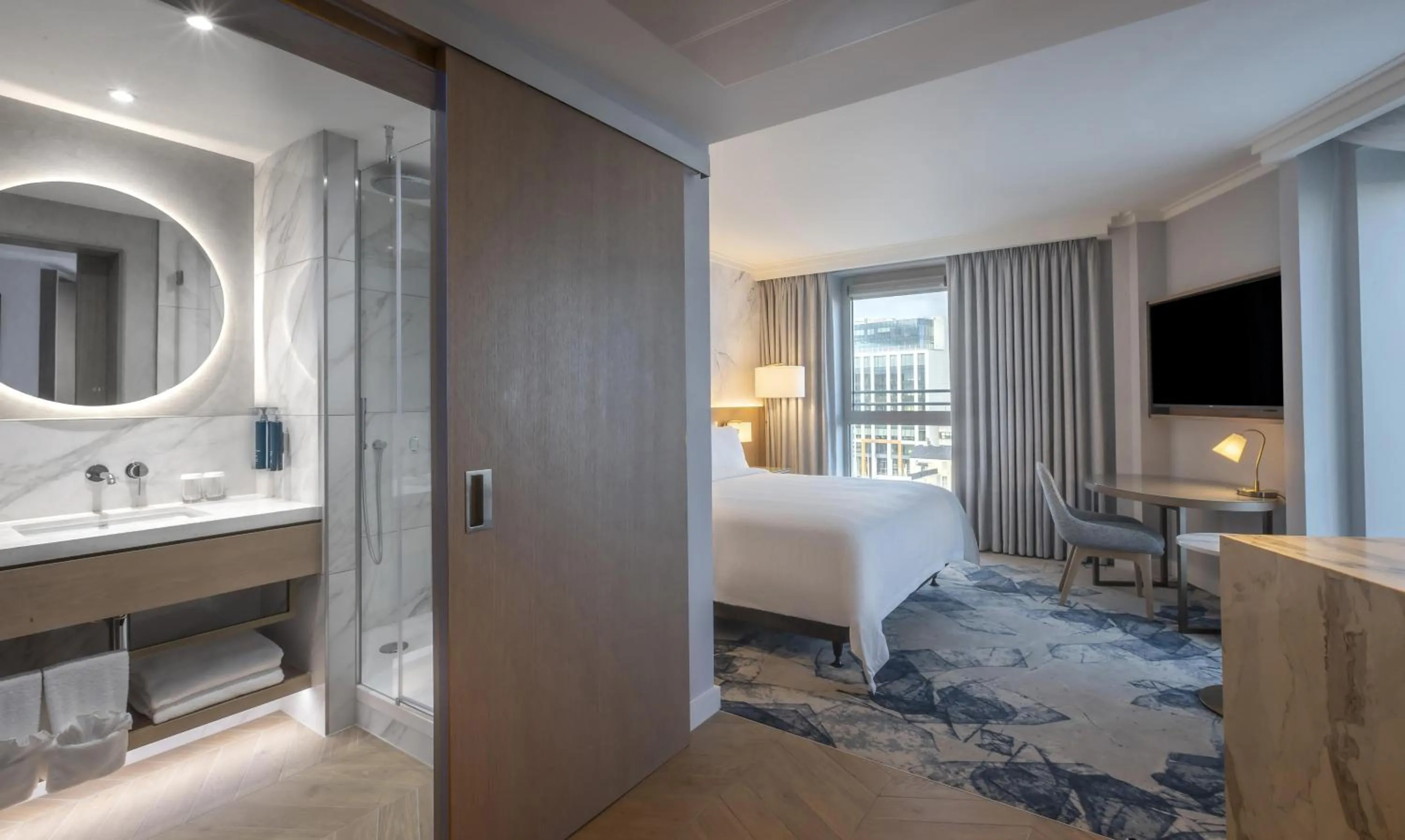 Bed in Hilton Dublin