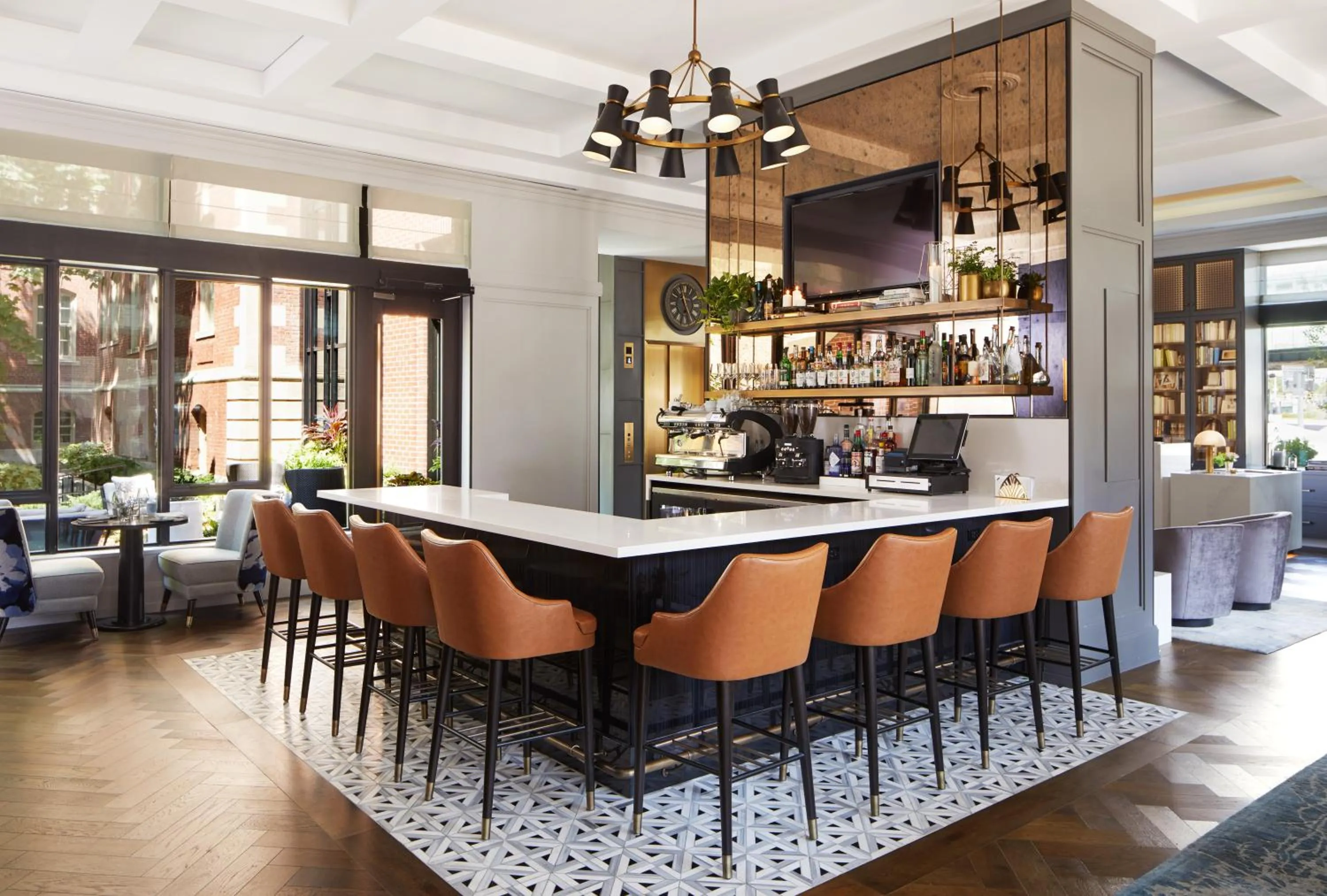 Lounge or bar in The Whitney Hotel Boston