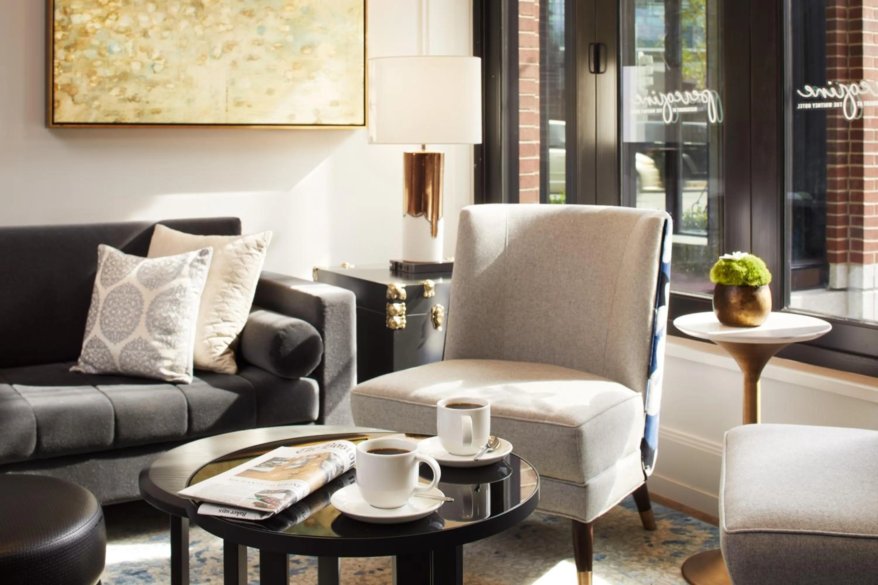 Lobby or reception in The Whitney Hotel Boston