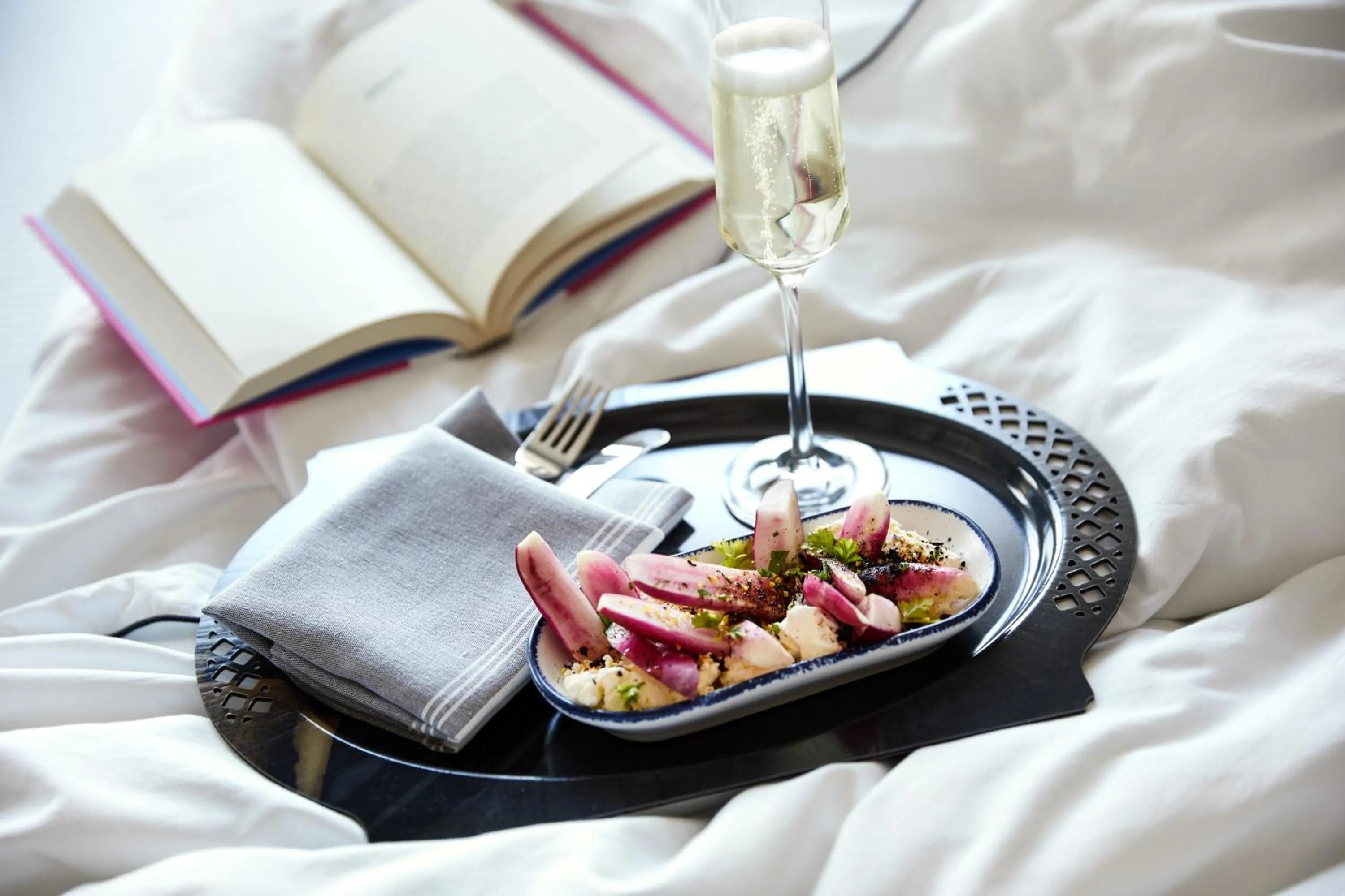 Food and drinks in The Whitney Hotel Boston