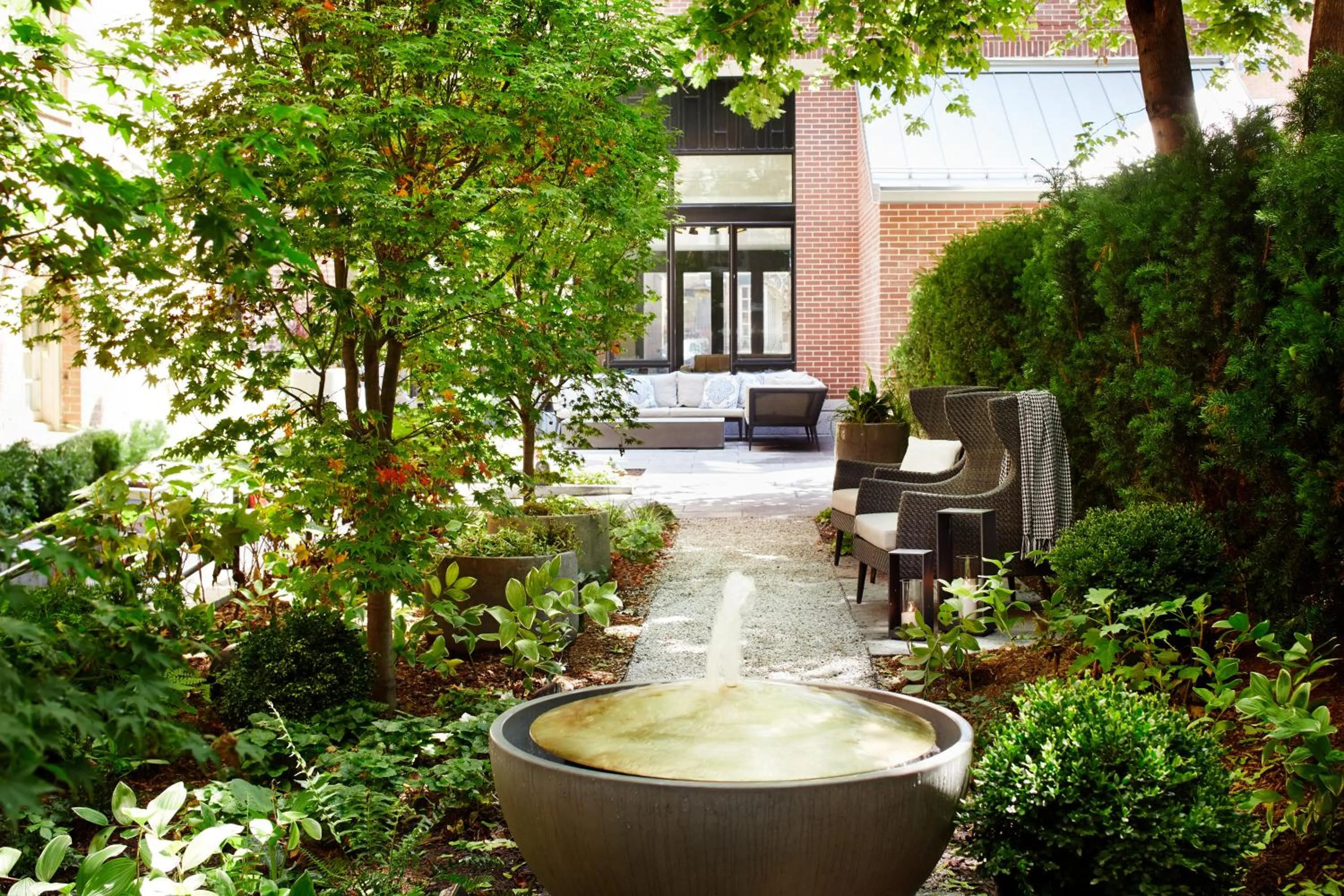 Patio in The Whitney Hotel Boston