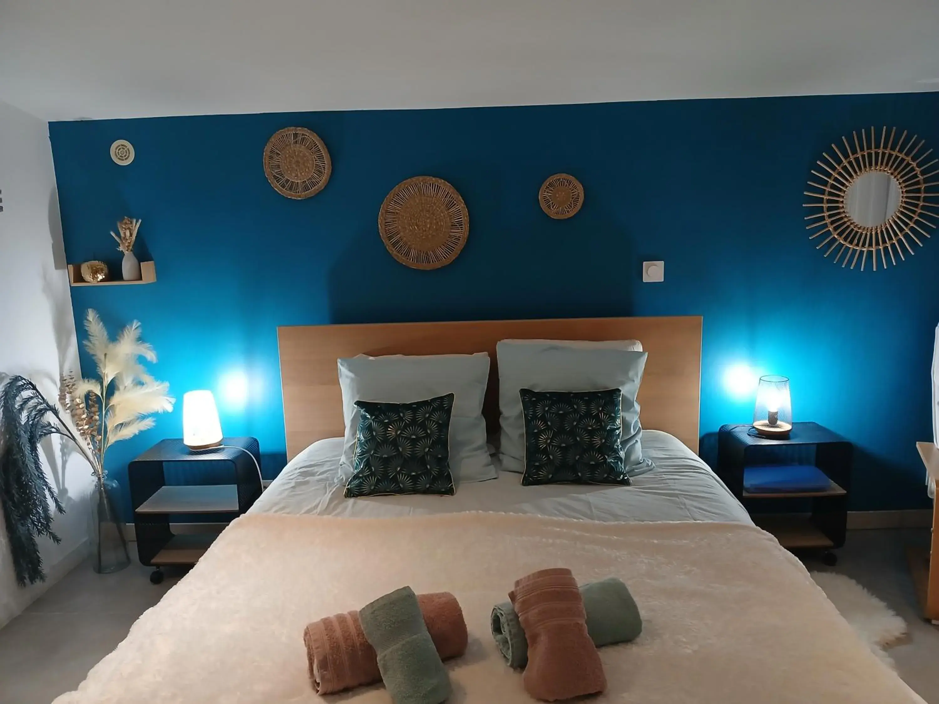 Double Room with Garden View in Le Cosy Cabarieu détente & spa Double Room with Garden View in Le Cosy Cabarieu détente & spa