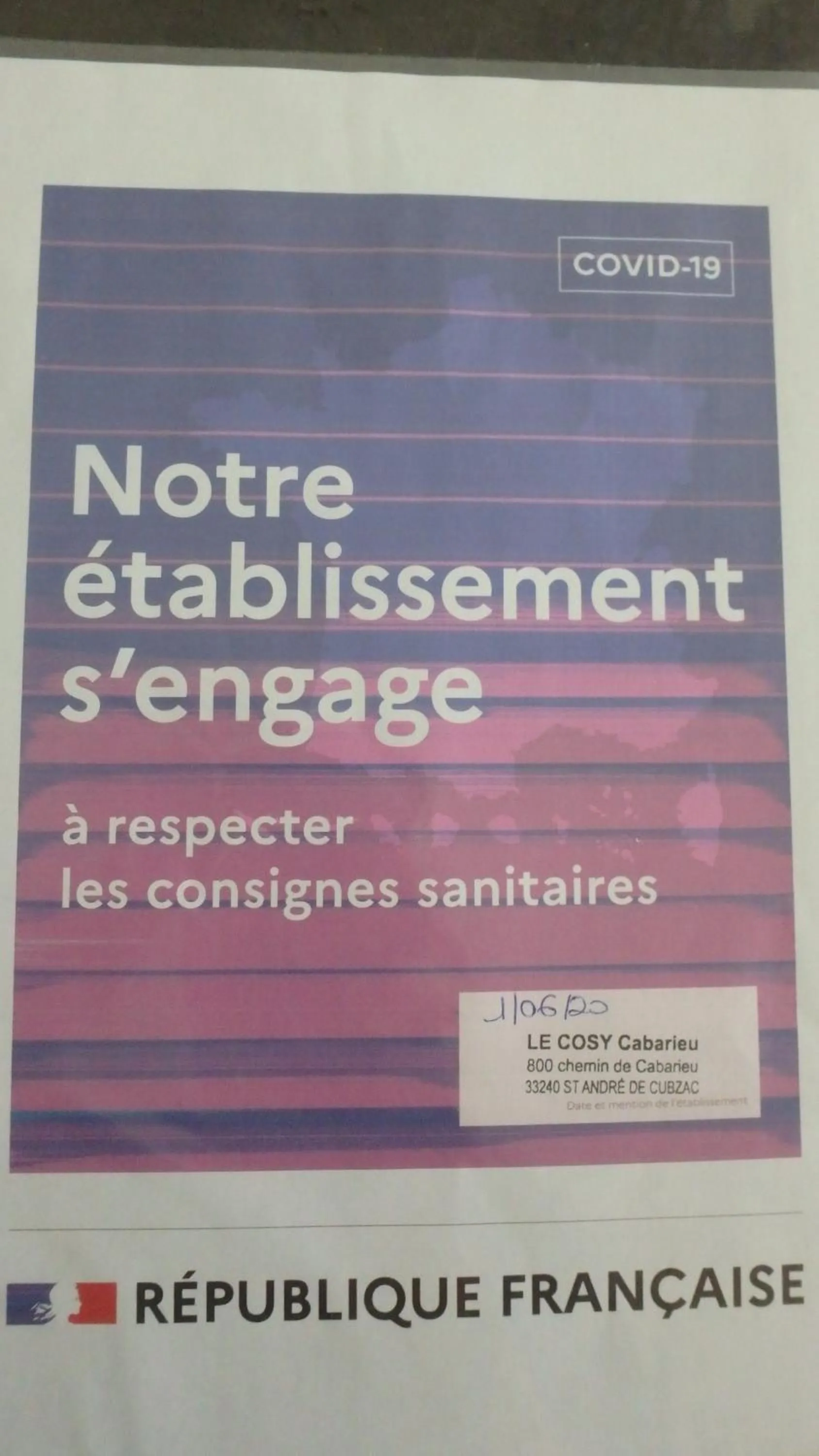 Logo/Certificate/Sign in Le Cosy Cabarieu détente & spa