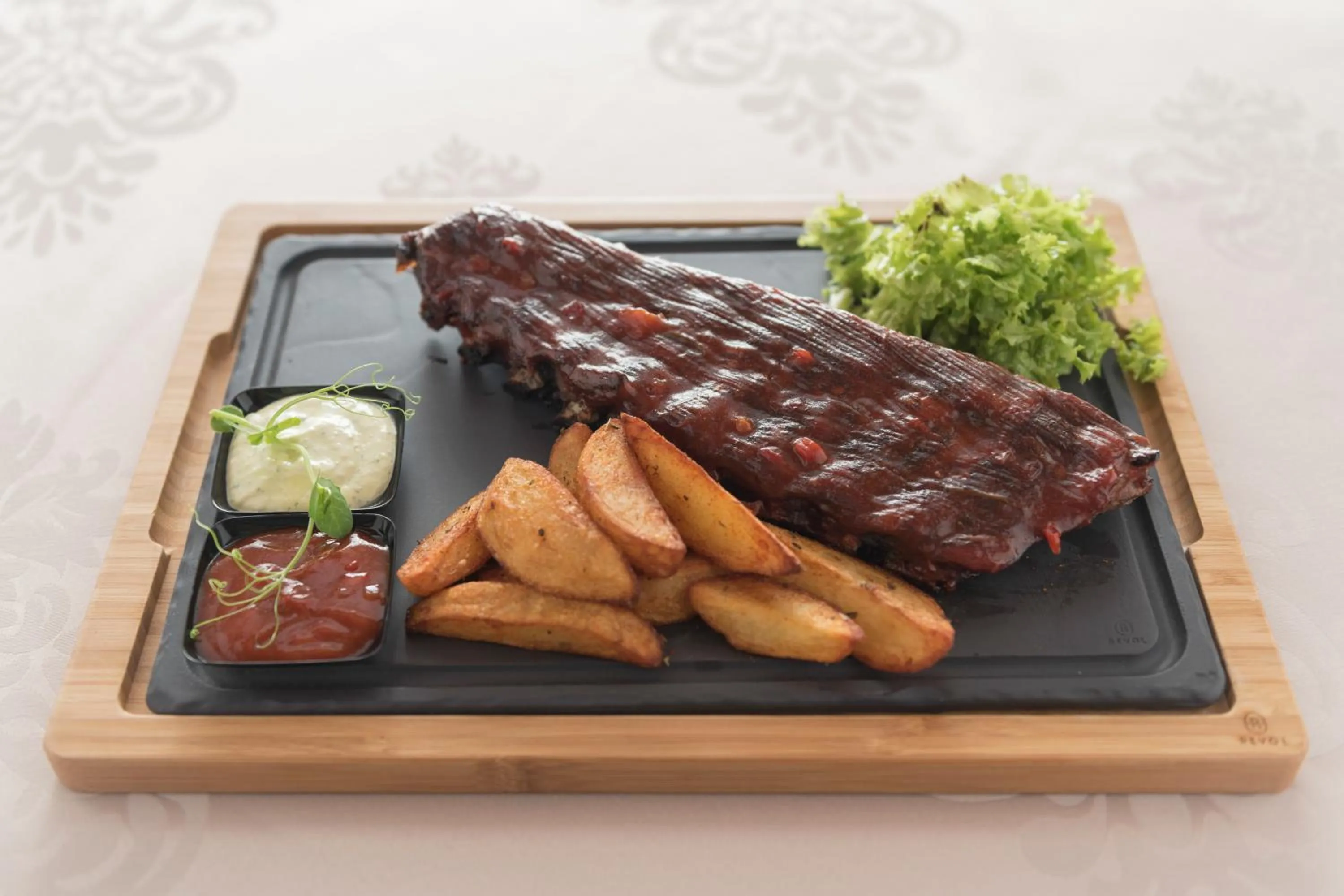 Food close-up in Hotel Edma