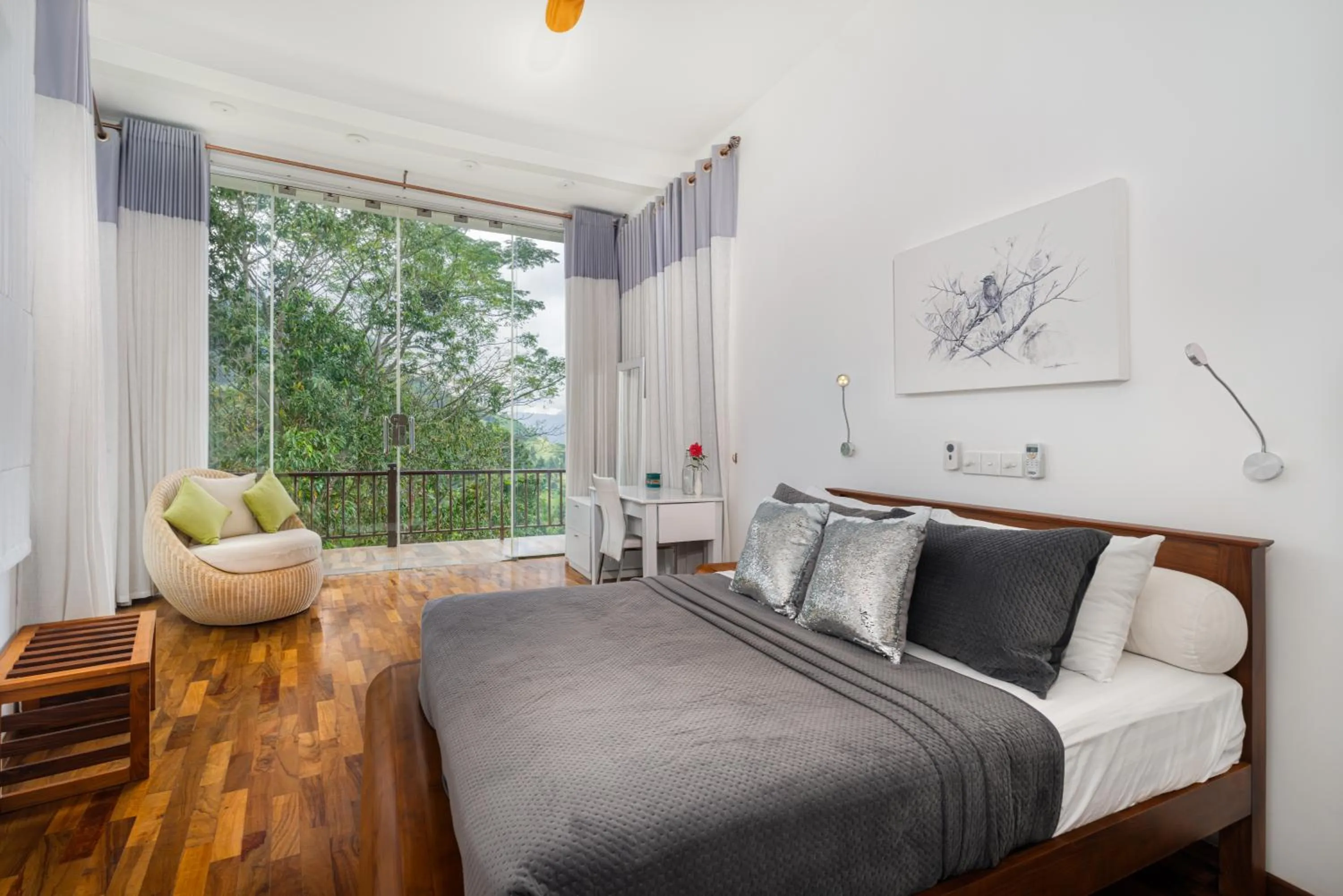 Bed in Villa Vajrapani