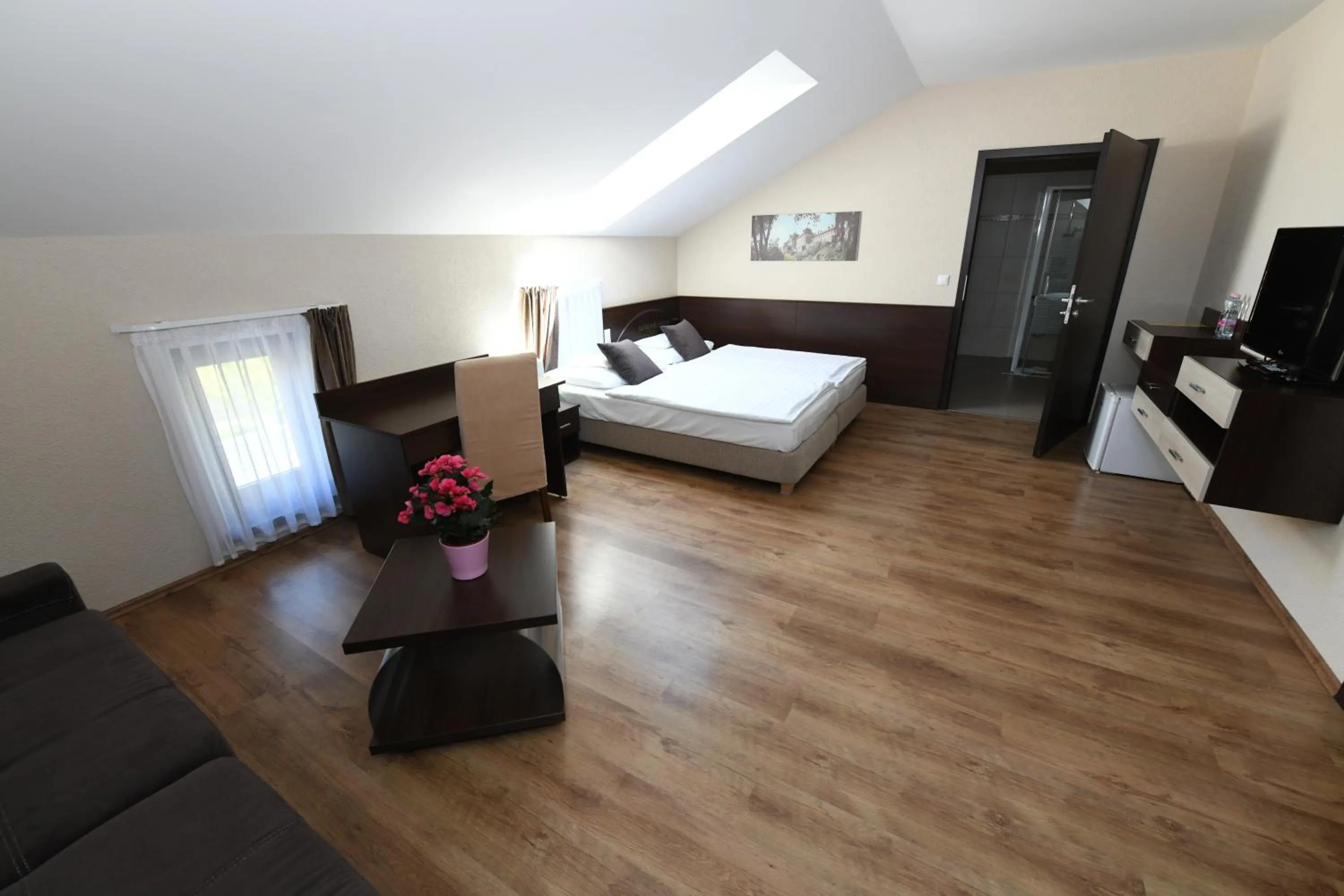 Bed in Ezüsthíd Hotel