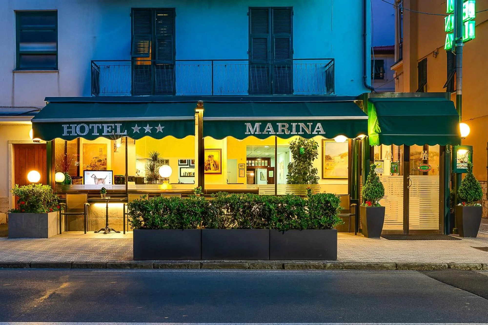 Facade/entrance in Hotel Marina