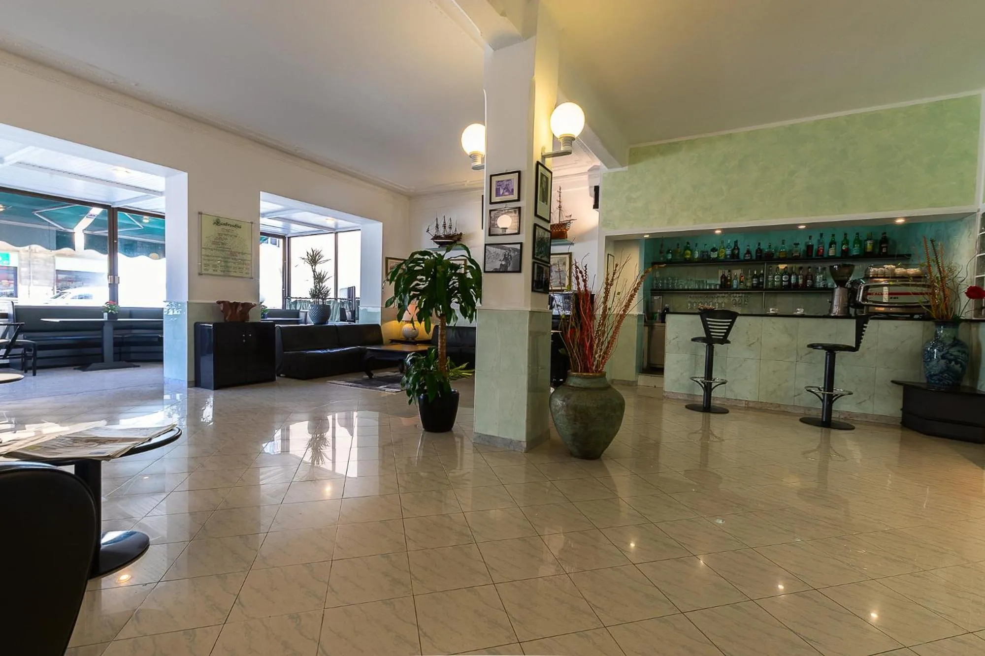 Lobby or reception in Hotel Marina
