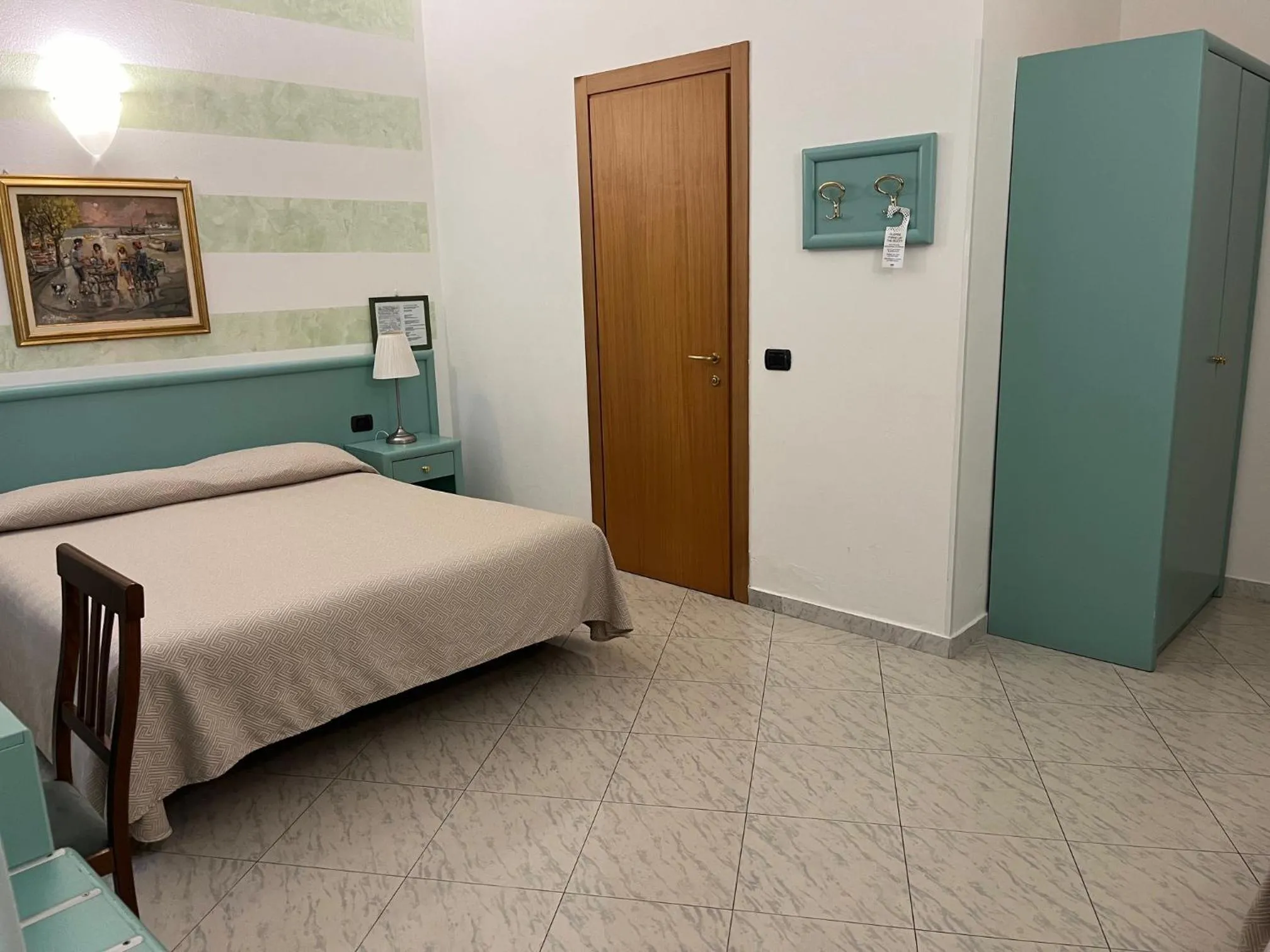 Bed in Hotel Marina