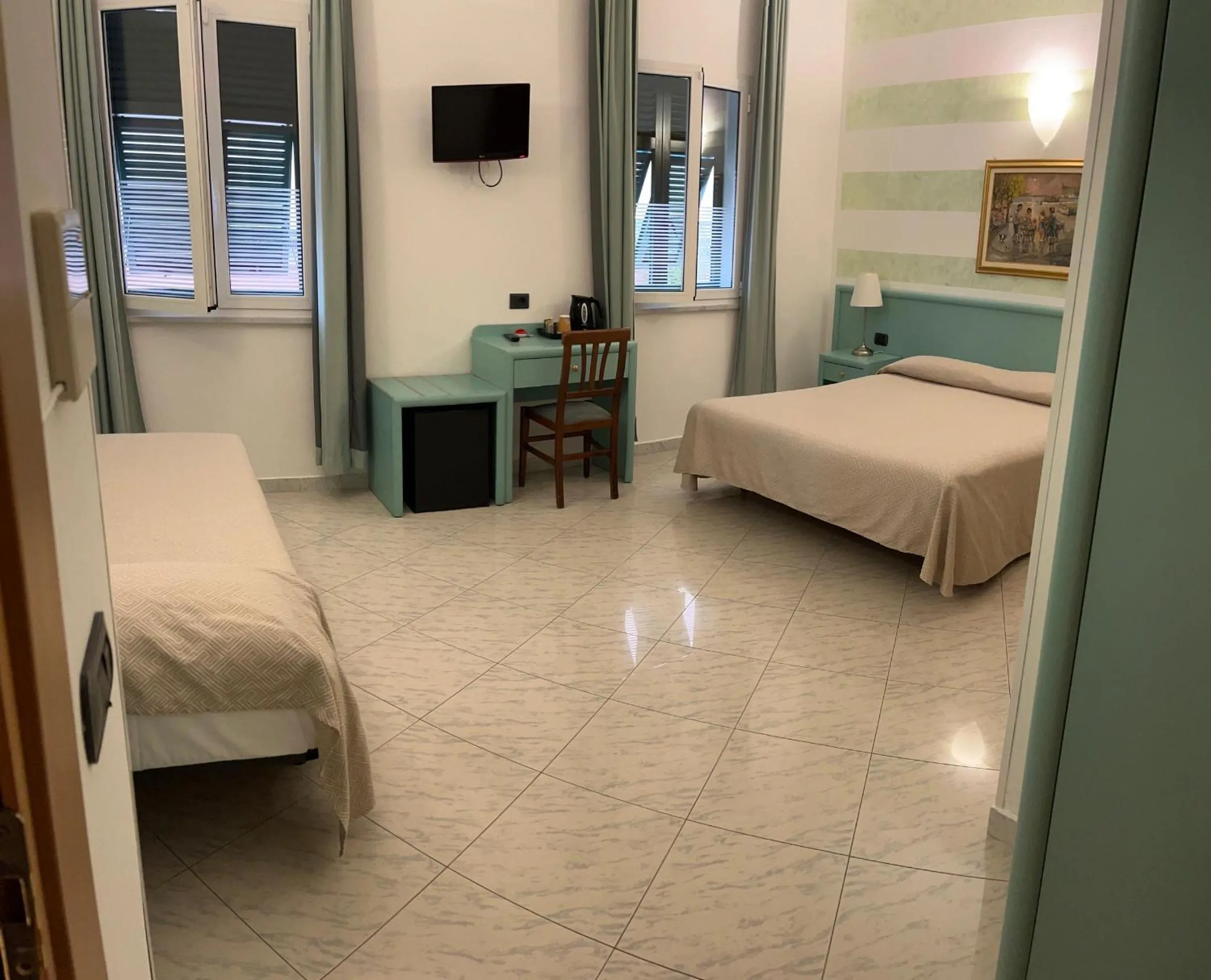 Bed in Hotel Marina