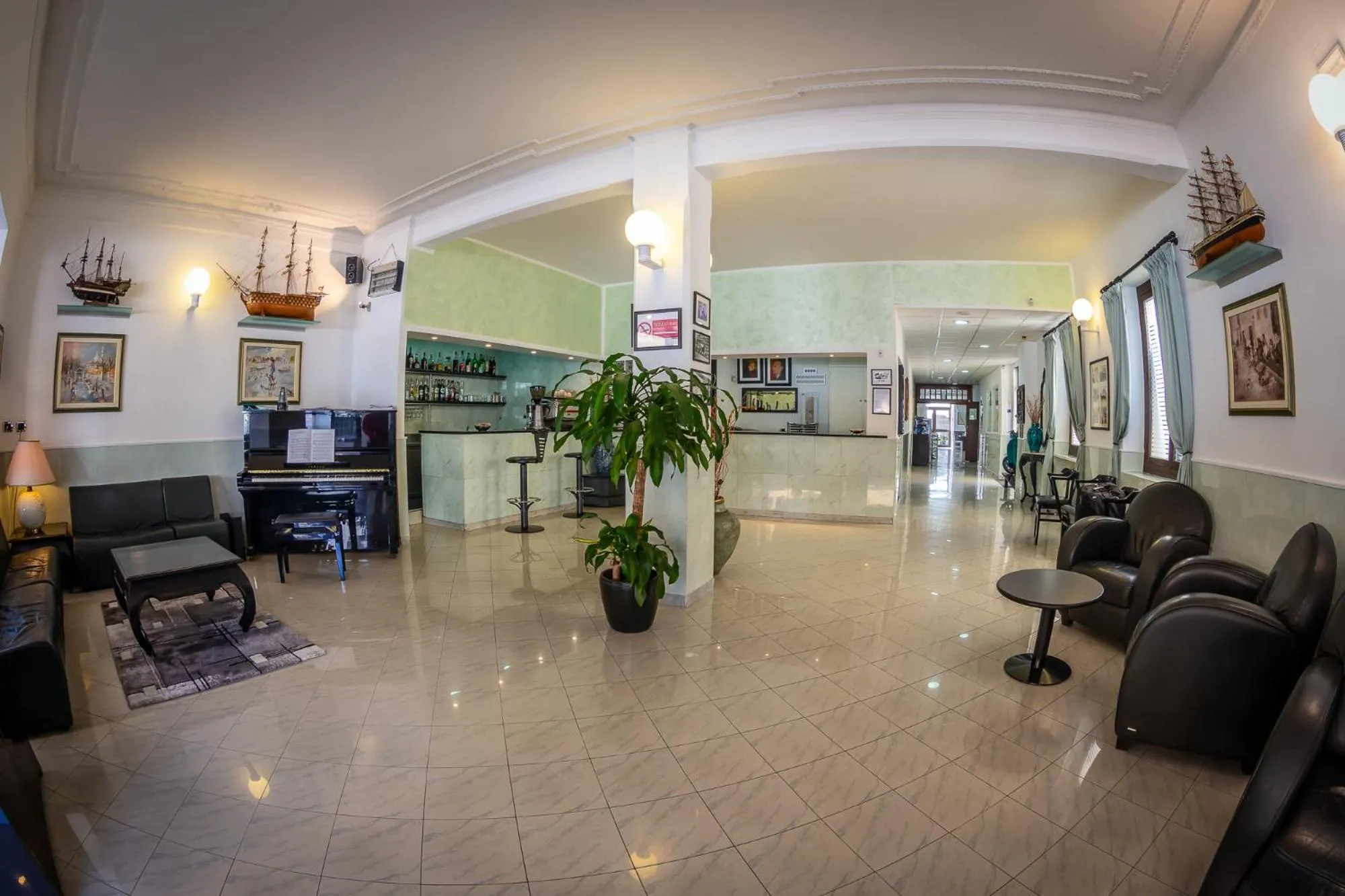Lobby or reception in Hotel Marina