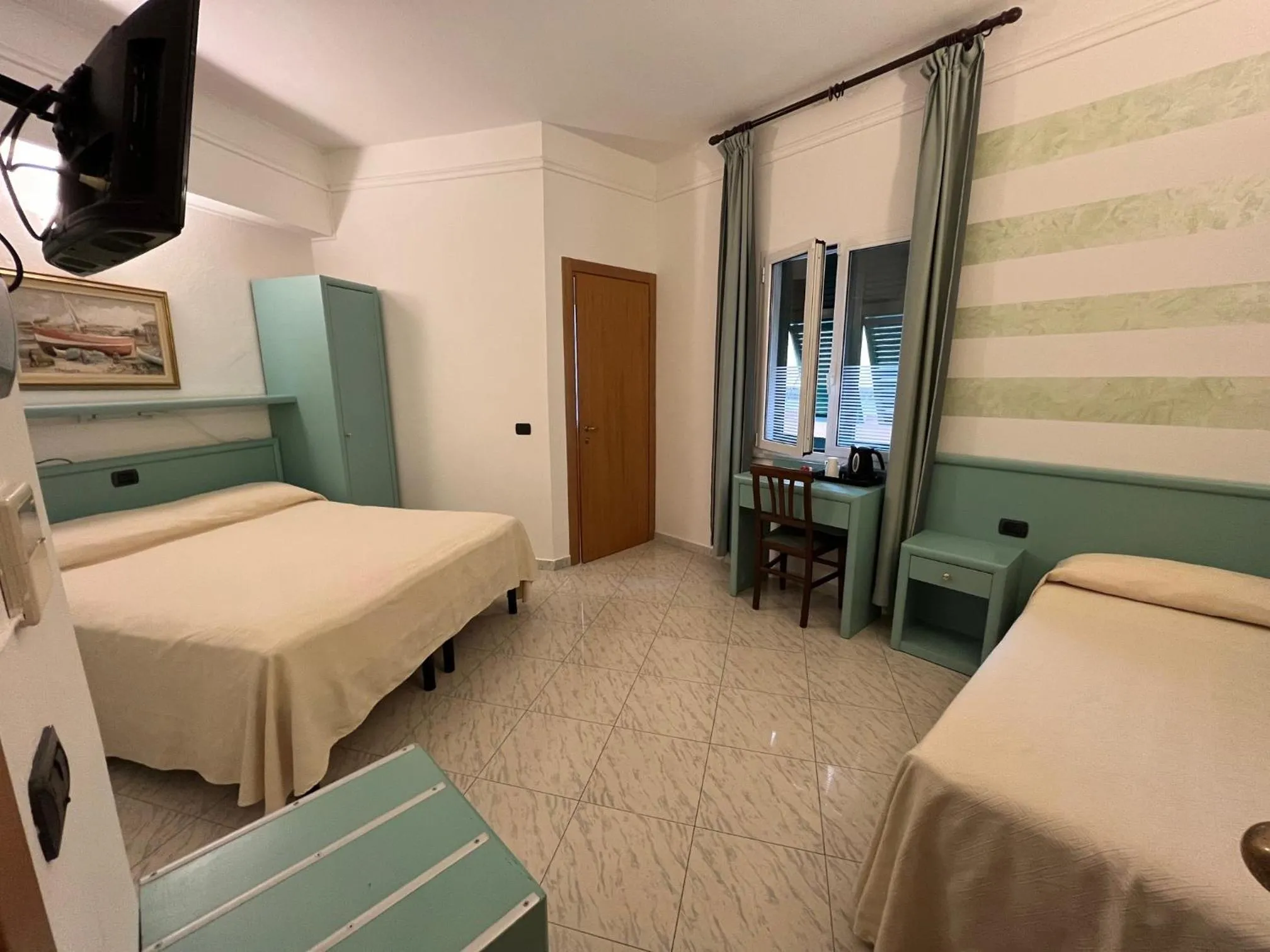 Bed in Hotel Marina