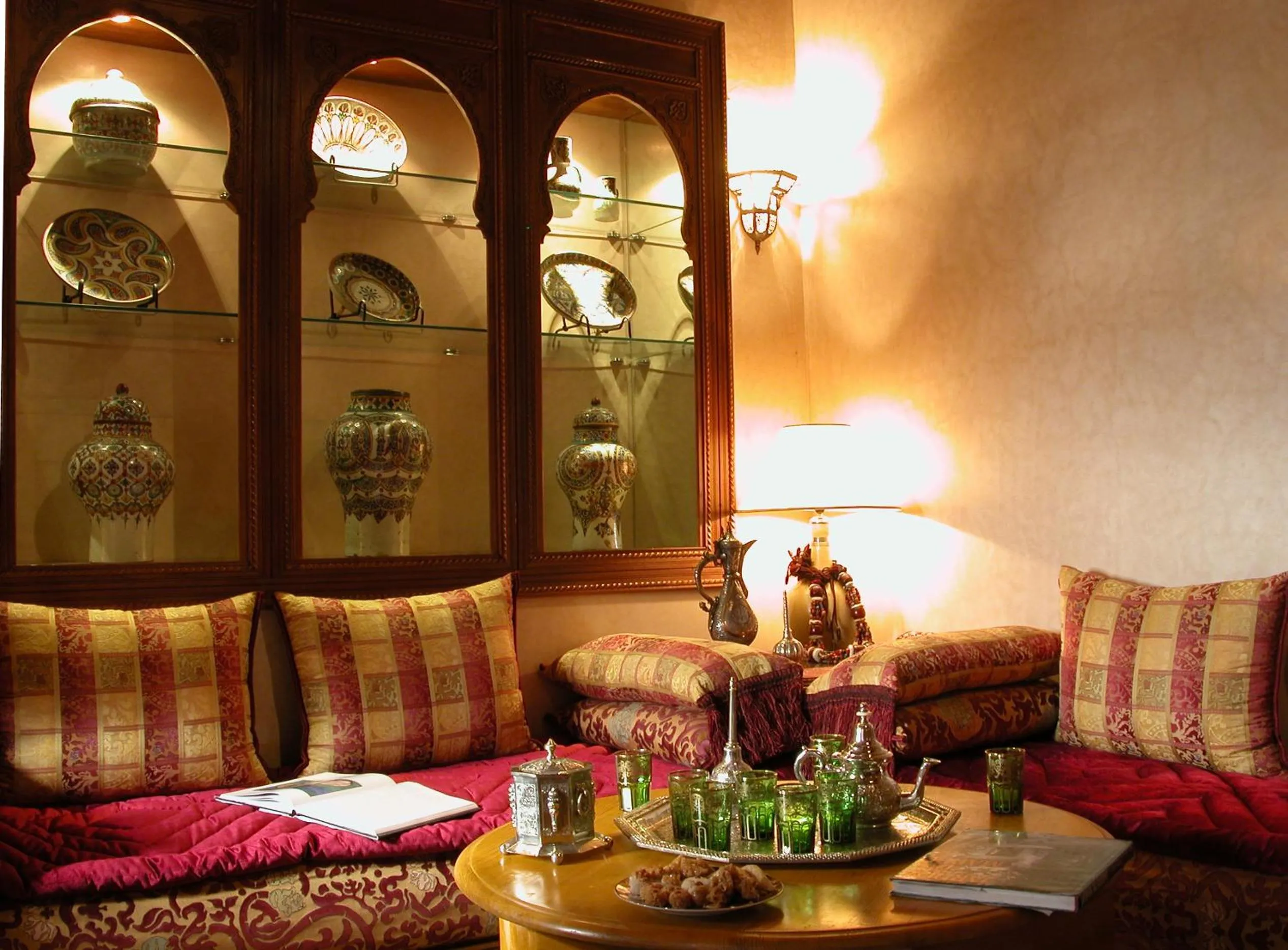 Seating area in Riad Kniza