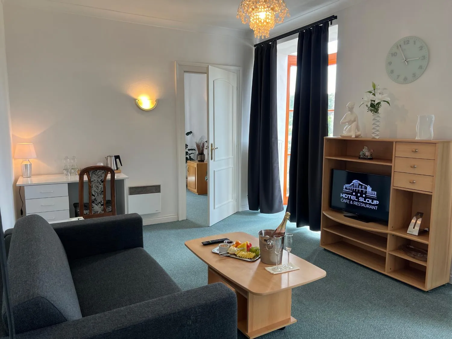 Balcony/Terrace in Hotel Sloup