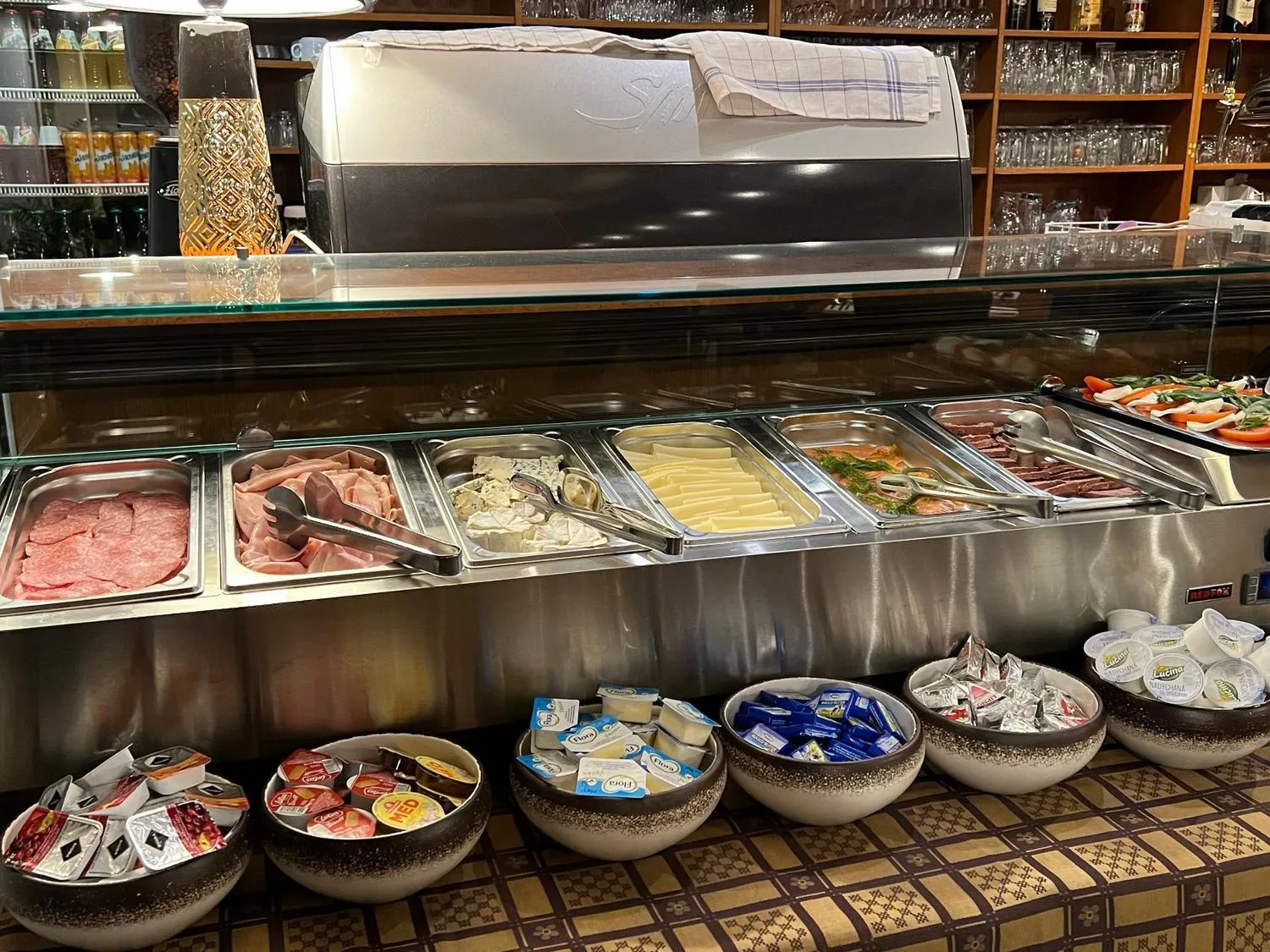 Buffet breakfast in Hotel Sloup