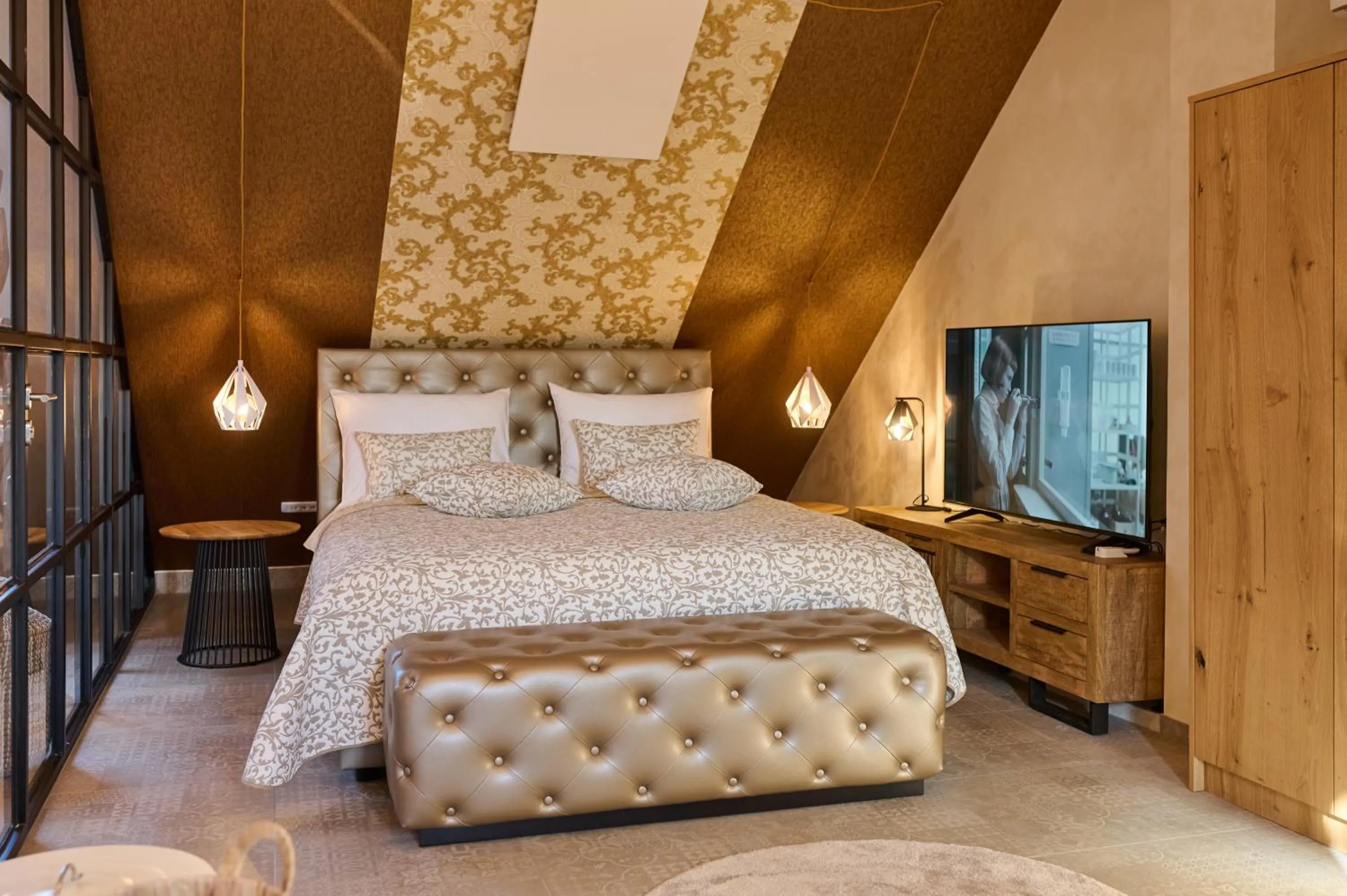 Bed in Hiša Ančka, Boutique Hotel & Maja Rooms