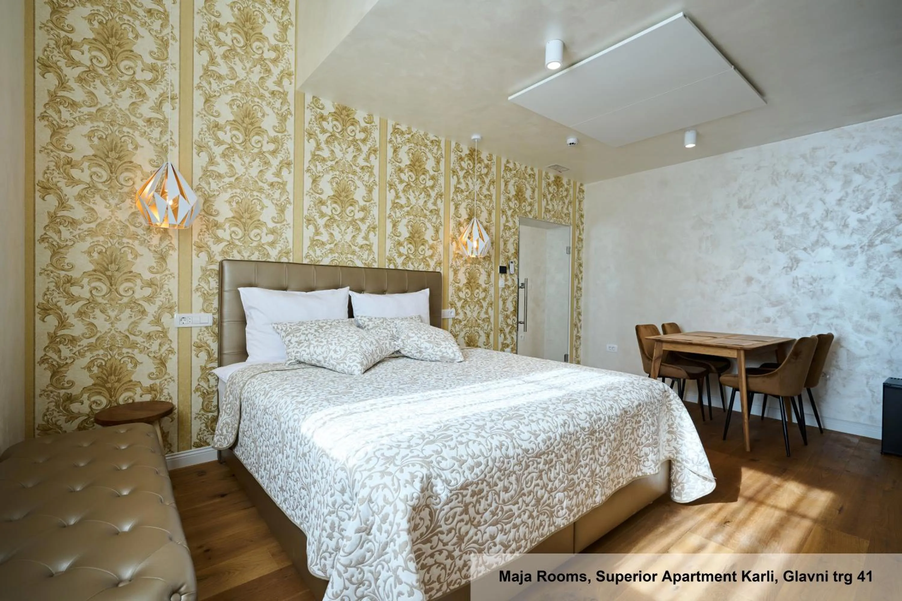 Bed in Hiša Ančka, Boutique Hotel & Maja Rooms