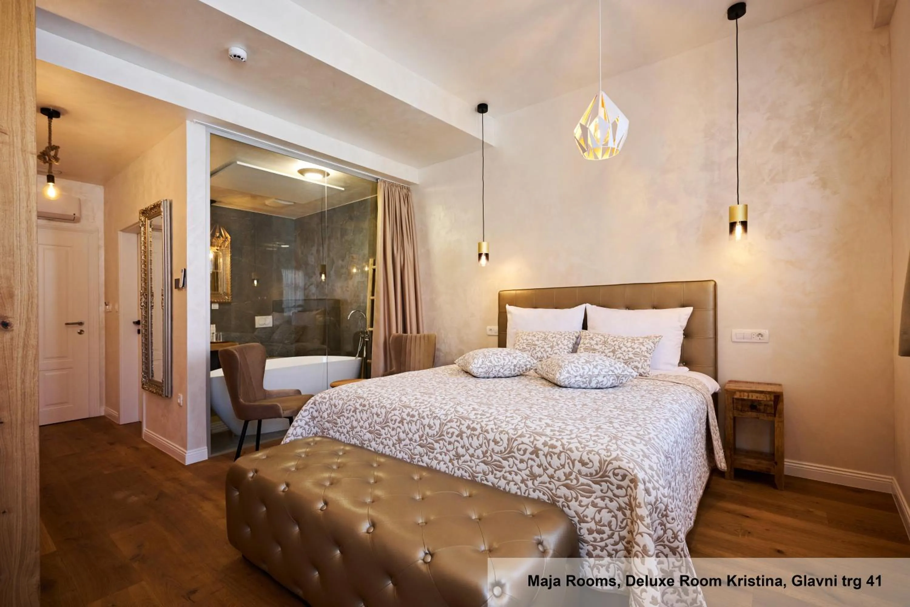 Bed in Hiša Ančka, Boutique Hotel & Maja Rooms