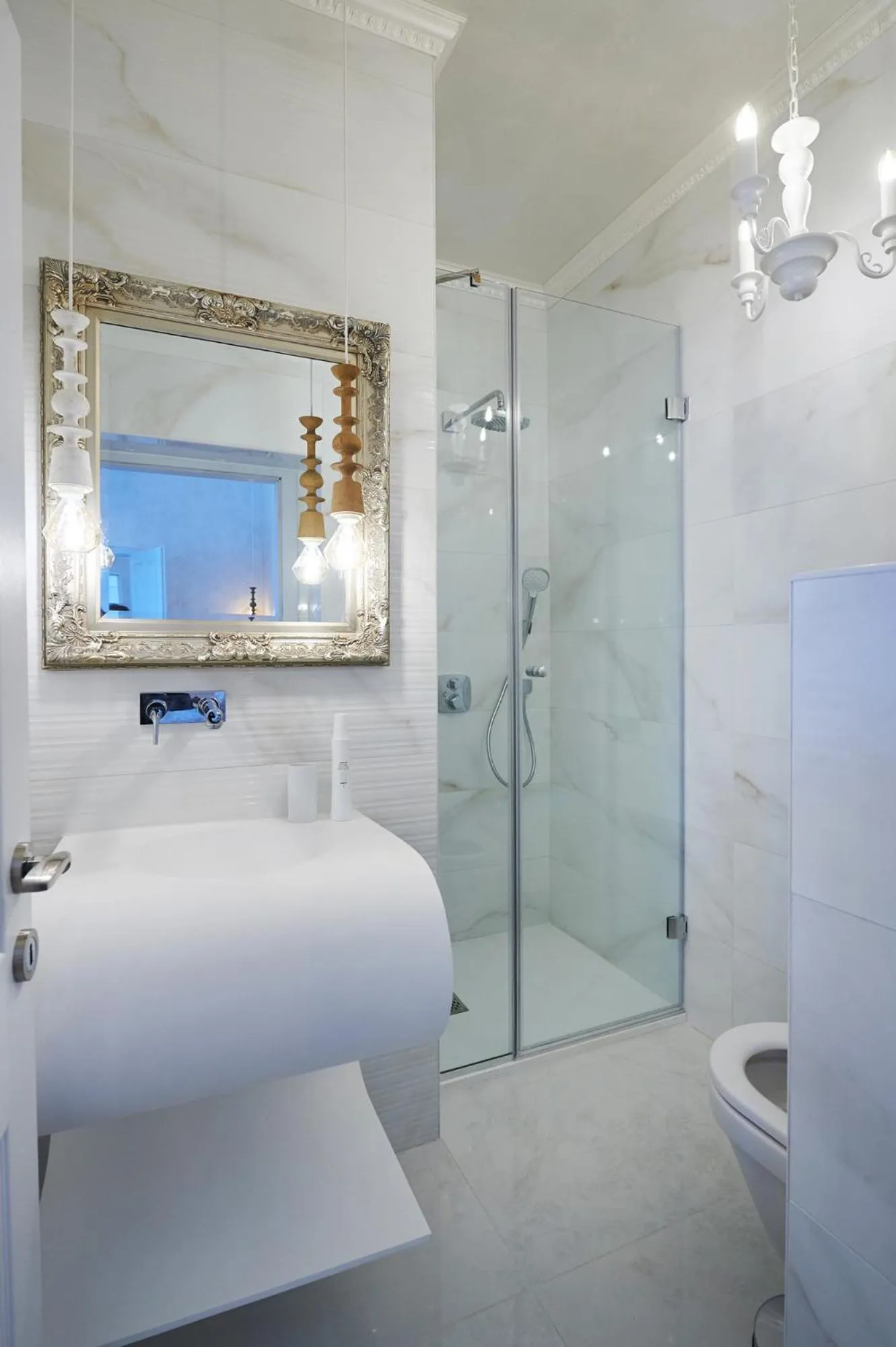 Shower in Hiša Ančka, Boutique Hotel & Maja Rooms